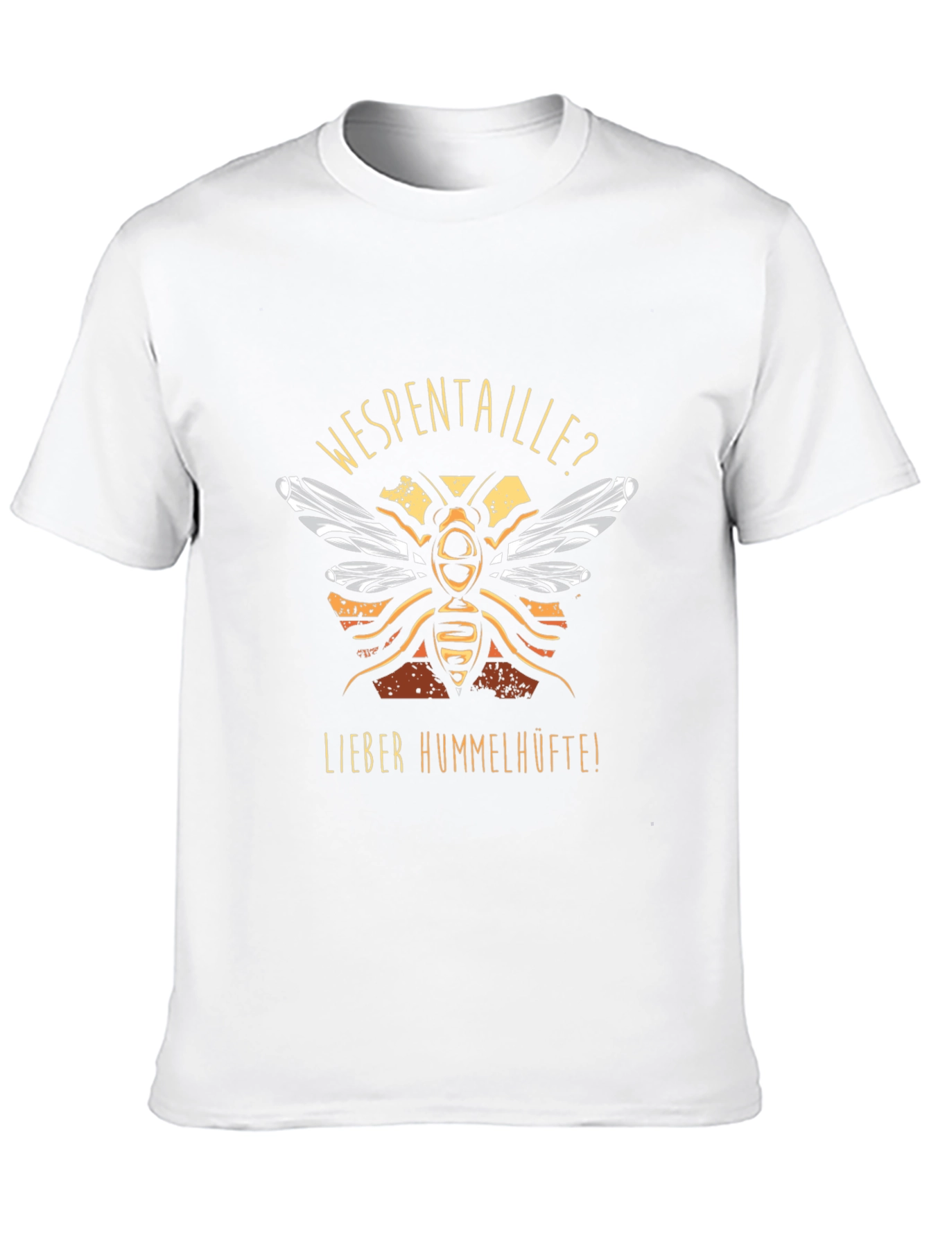 Funny Wasp Waist or Bumblebee Hips Graphic T-Shirt