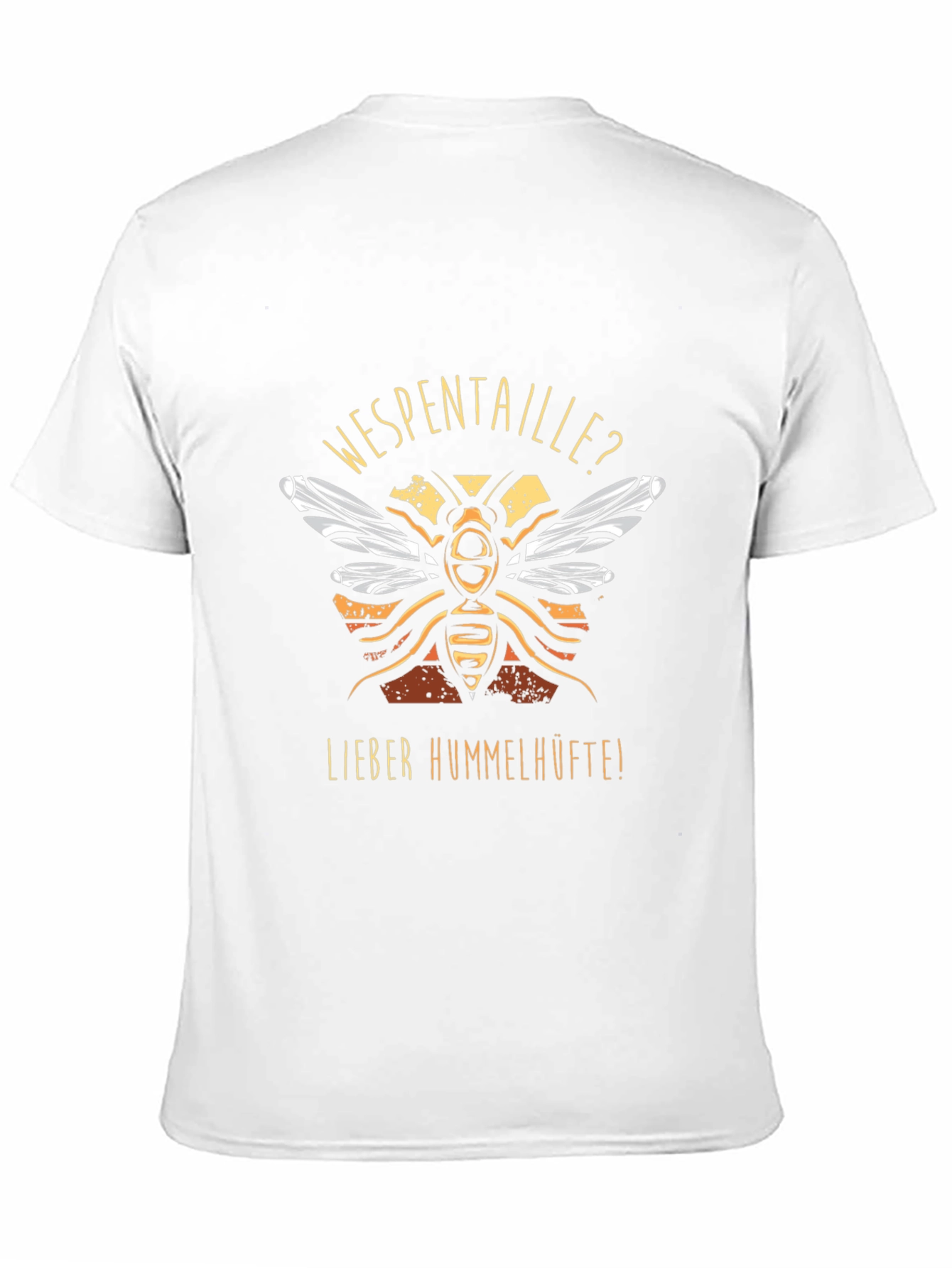 Funny Wasp Waist or Bumblebee Hips Graphic T-Shirt