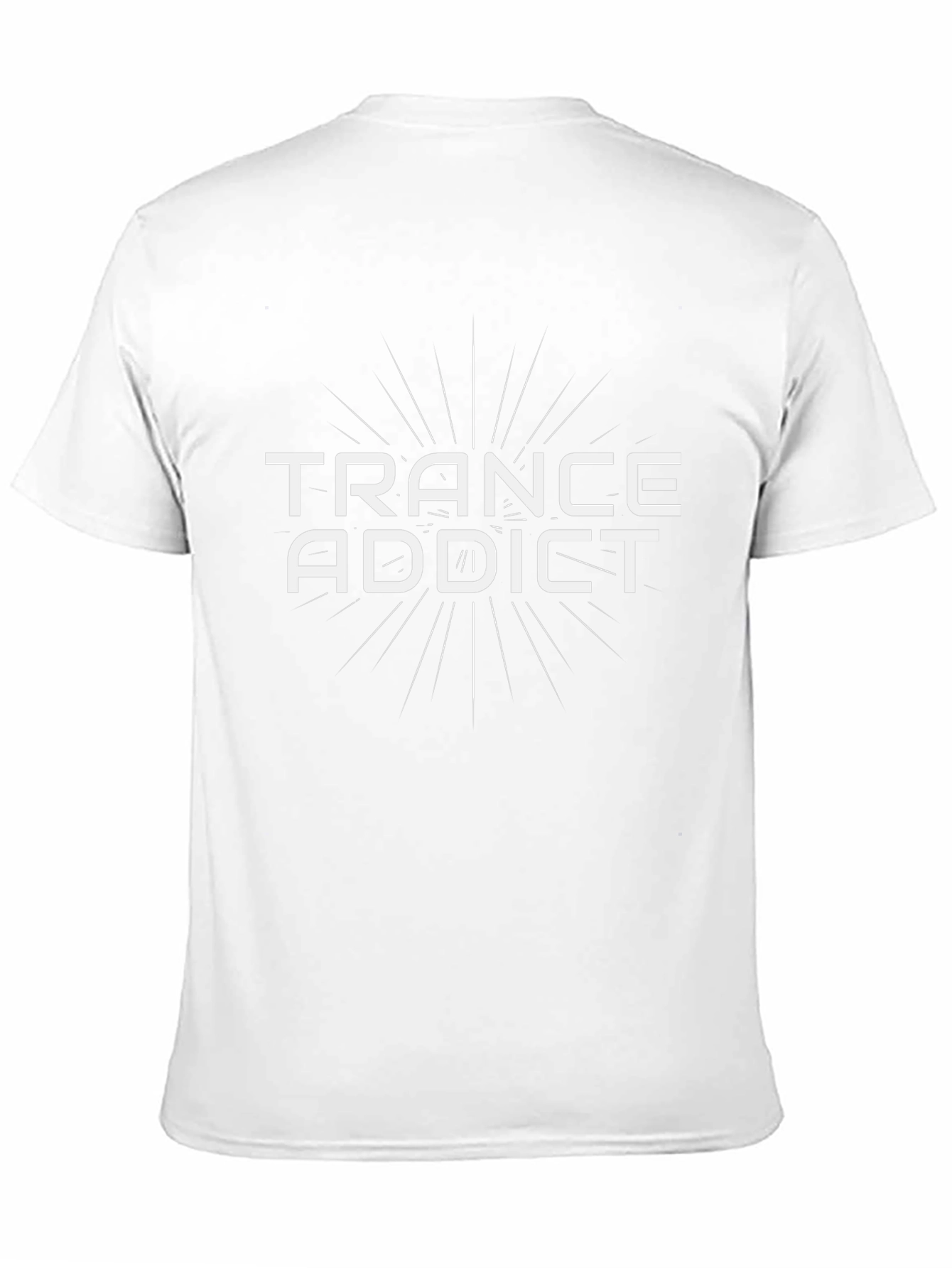 Trance Addict Graphic Tee - Black Cotton T-Shirt