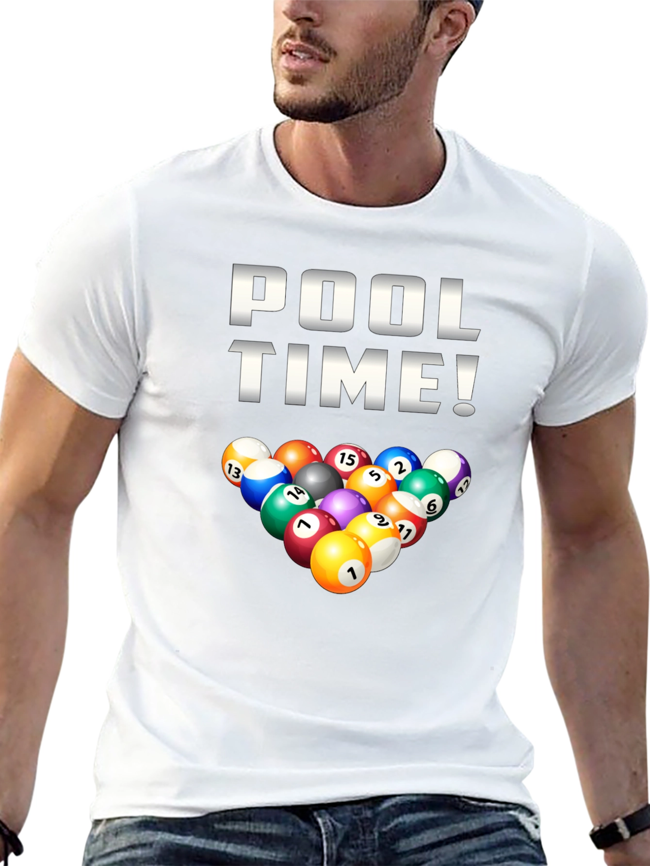 Pool Time Billiards Graphic T-Shirt