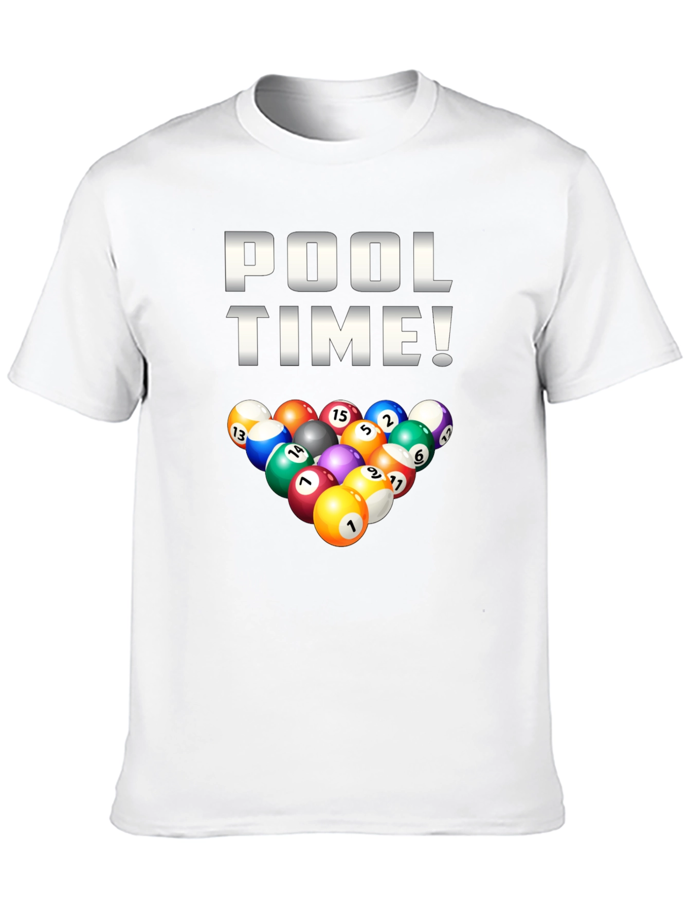 Pool Time Billiards Graphic T-Shirt