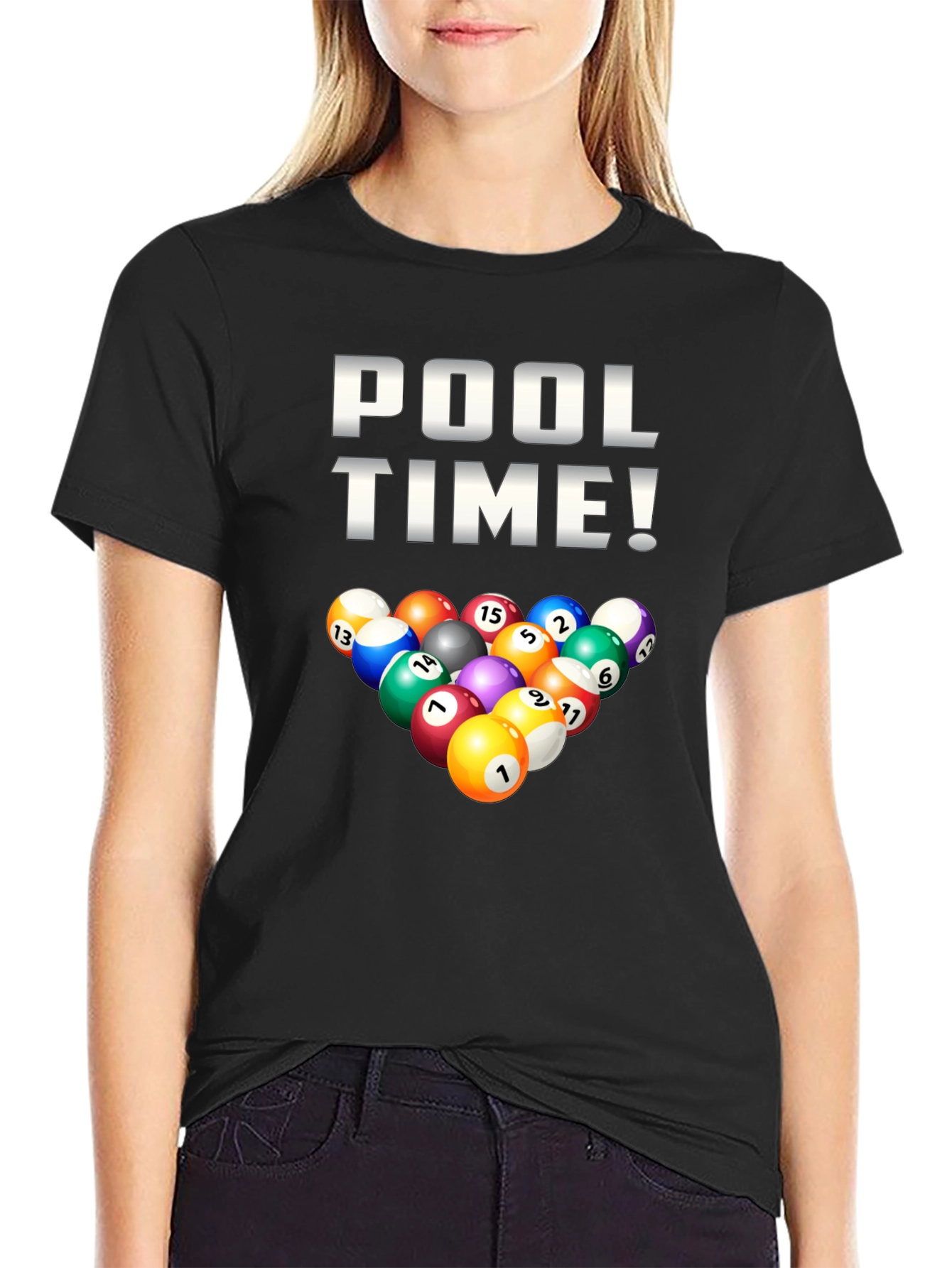Pool Time Billiards Graphic T-Shirt
