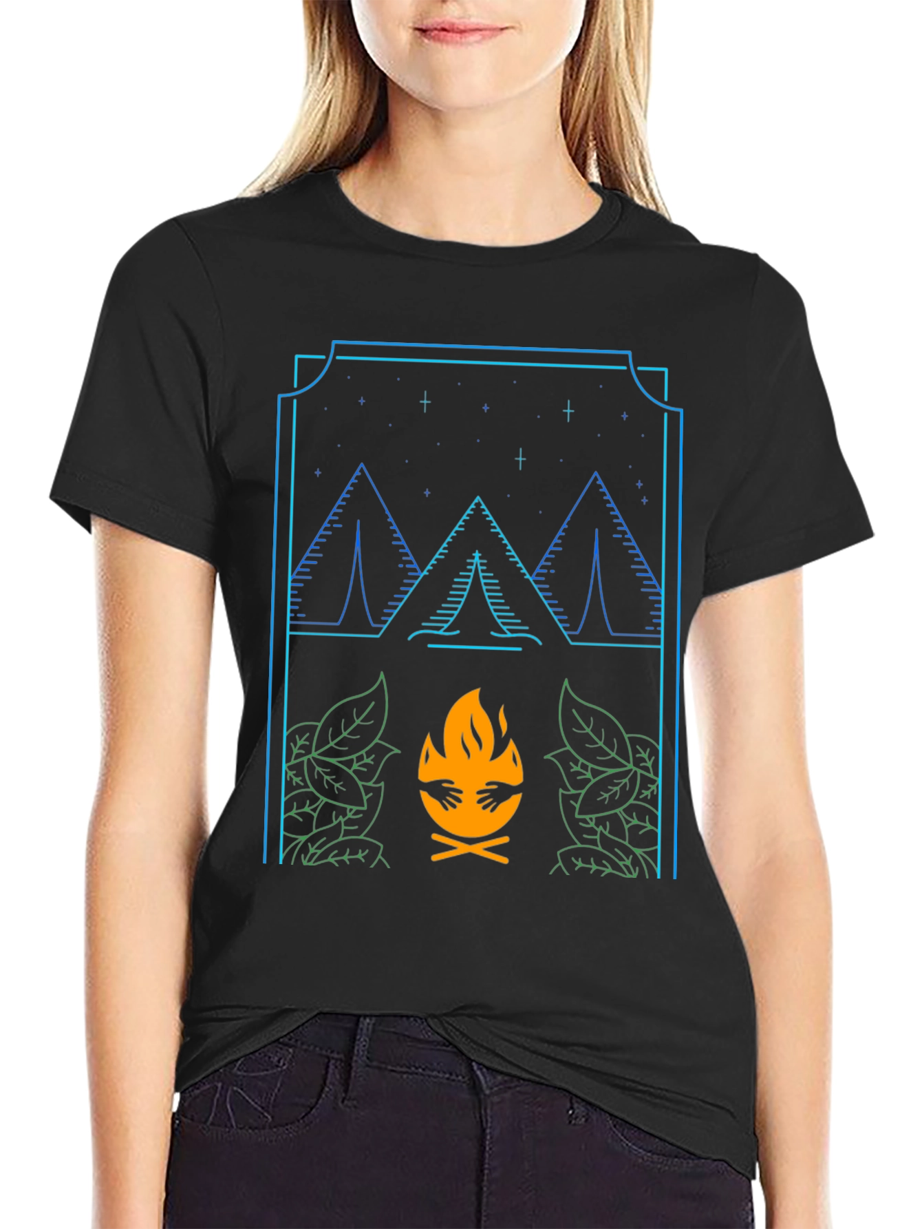 Camping Graphic T-Shirt - Nature Adventure Tee