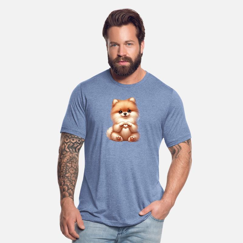 Pomeranian Love Heart Hand Sign