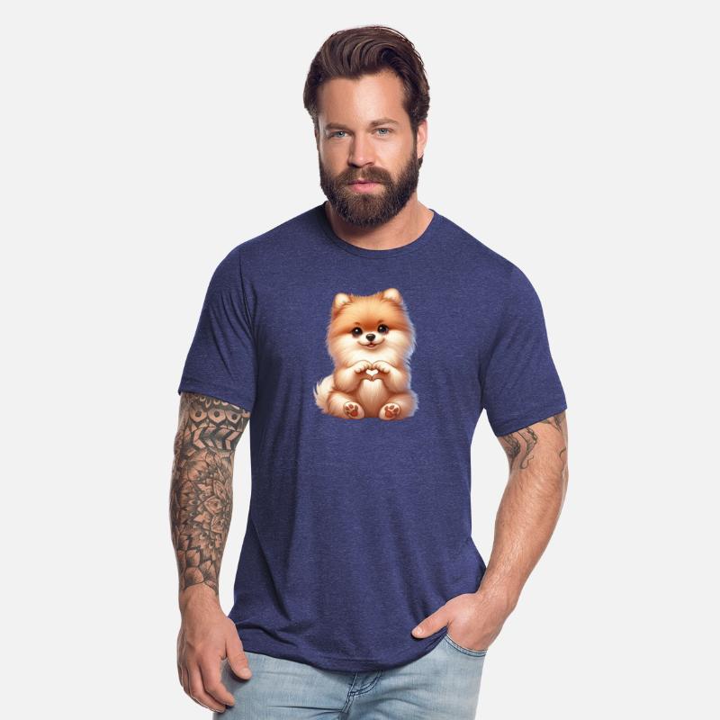 Pomeranian Love Heart Hand Sign