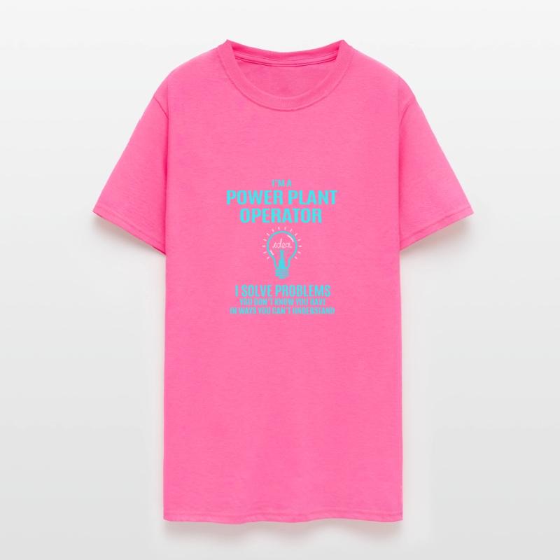 Power Plant Operator T Shirt - I Solve Problems Gi