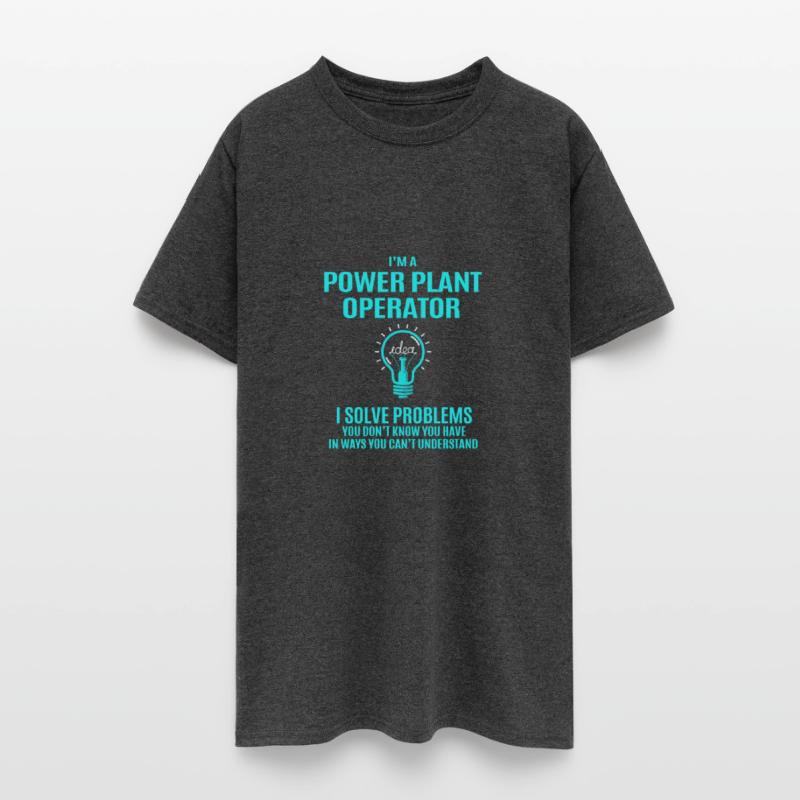 Power Plant Operator T Shirt - I Solve Problems Gi