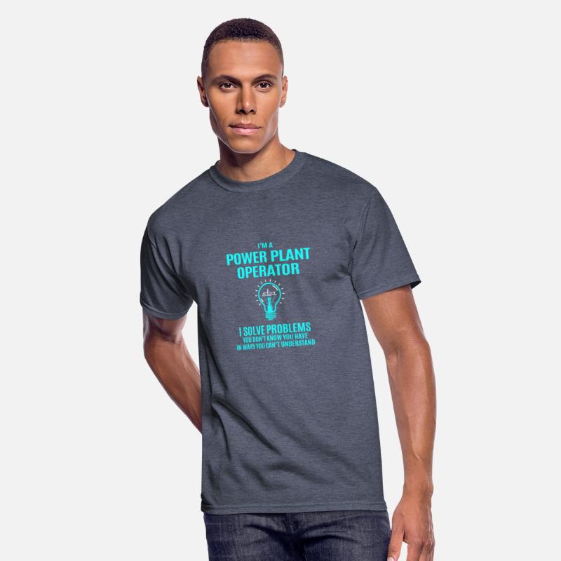 Power Plant Operator T Shirt - I Solve Problems Gi