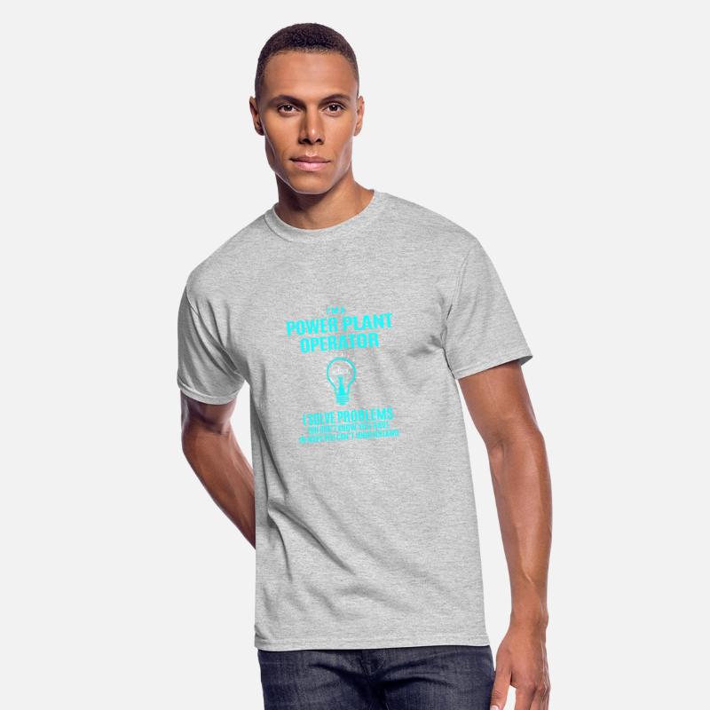 Power Plant Operator T Shirt - I Solve Problems Gi