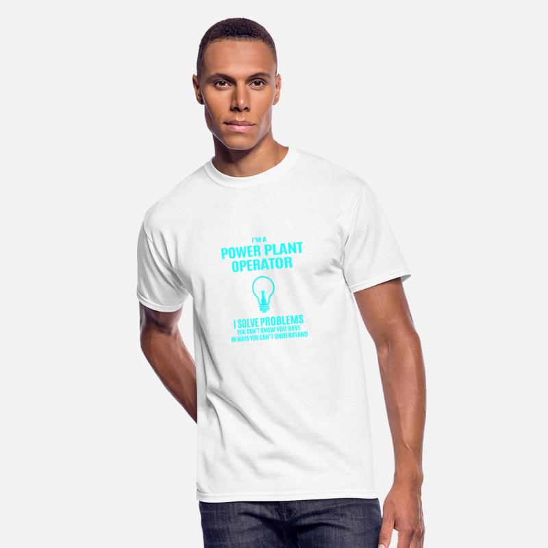 Power Plant Operator T Shirt - I Solve Problems Gi