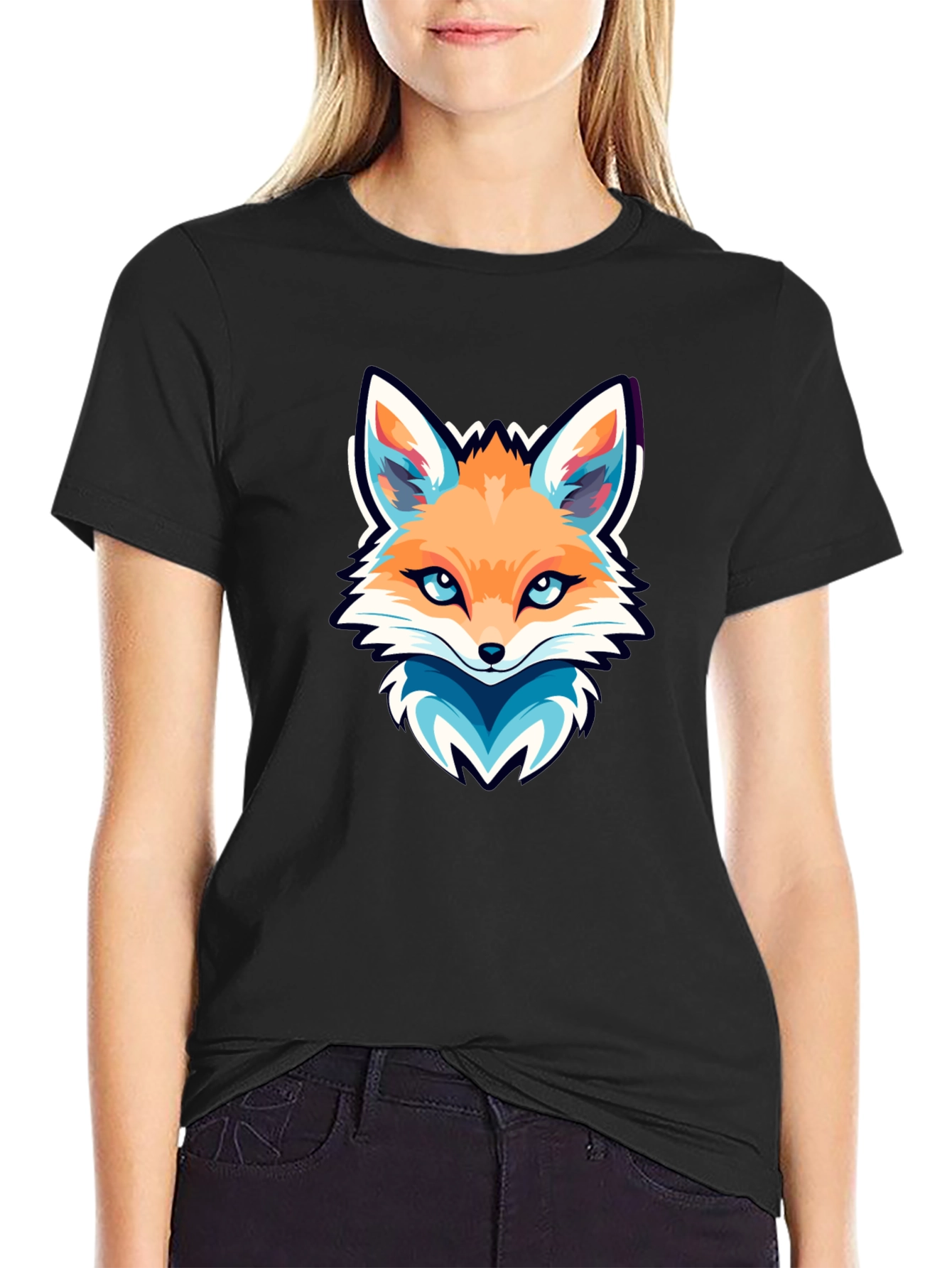 Fox Graphic Tee - Cool Animal Design