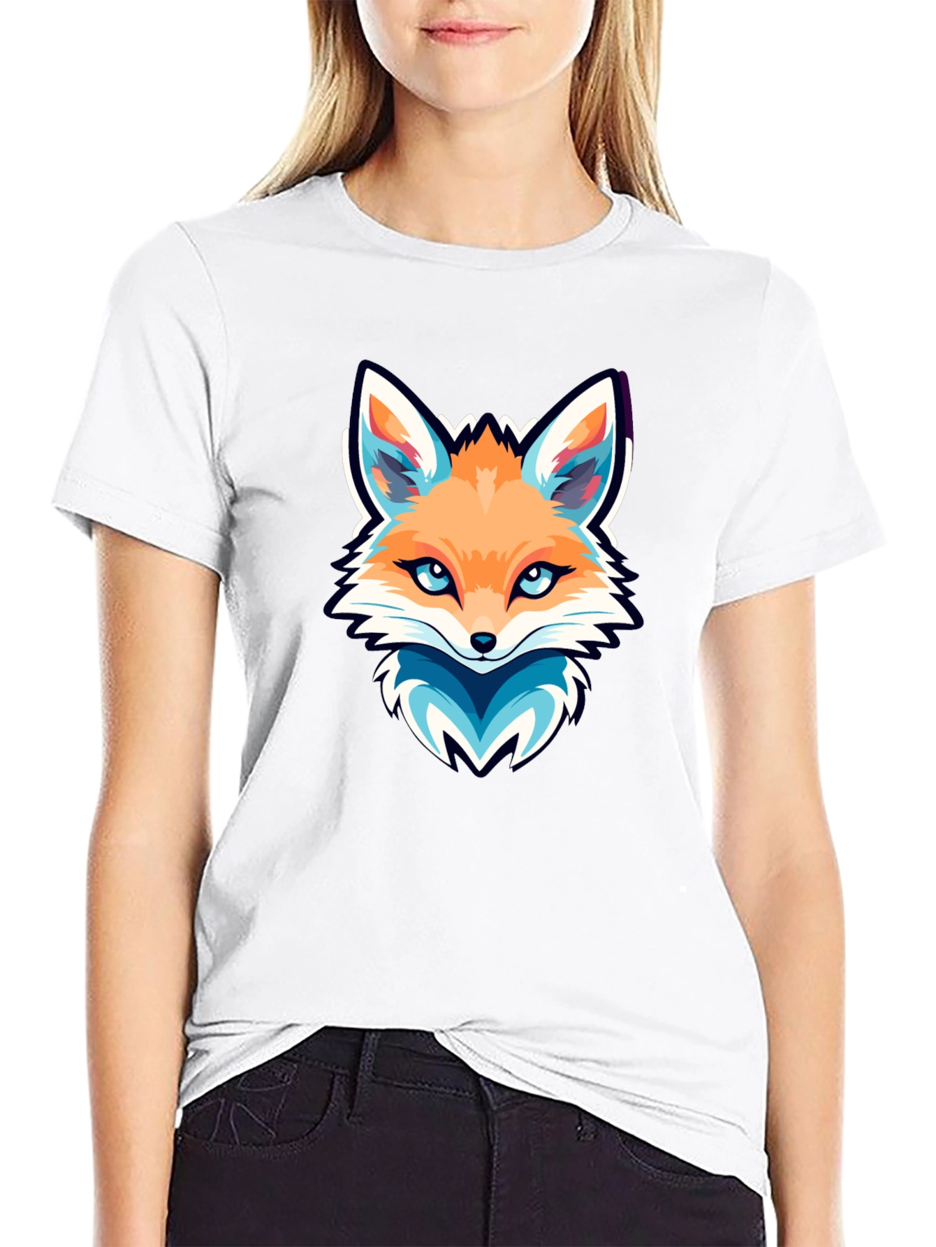 Fox Graphic Tee - Cool Animal Design