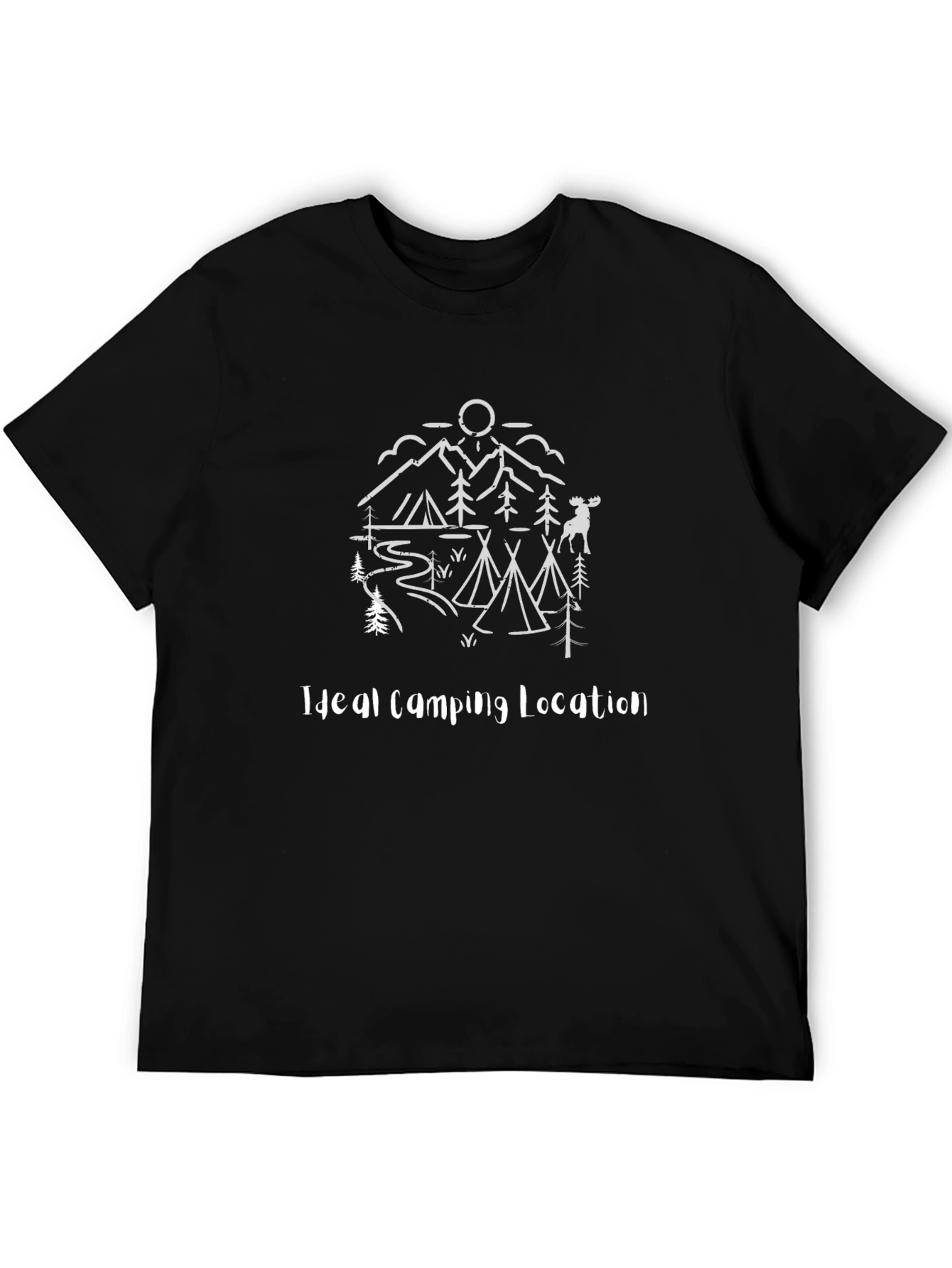 Ideal Camping Location Graphic Tee