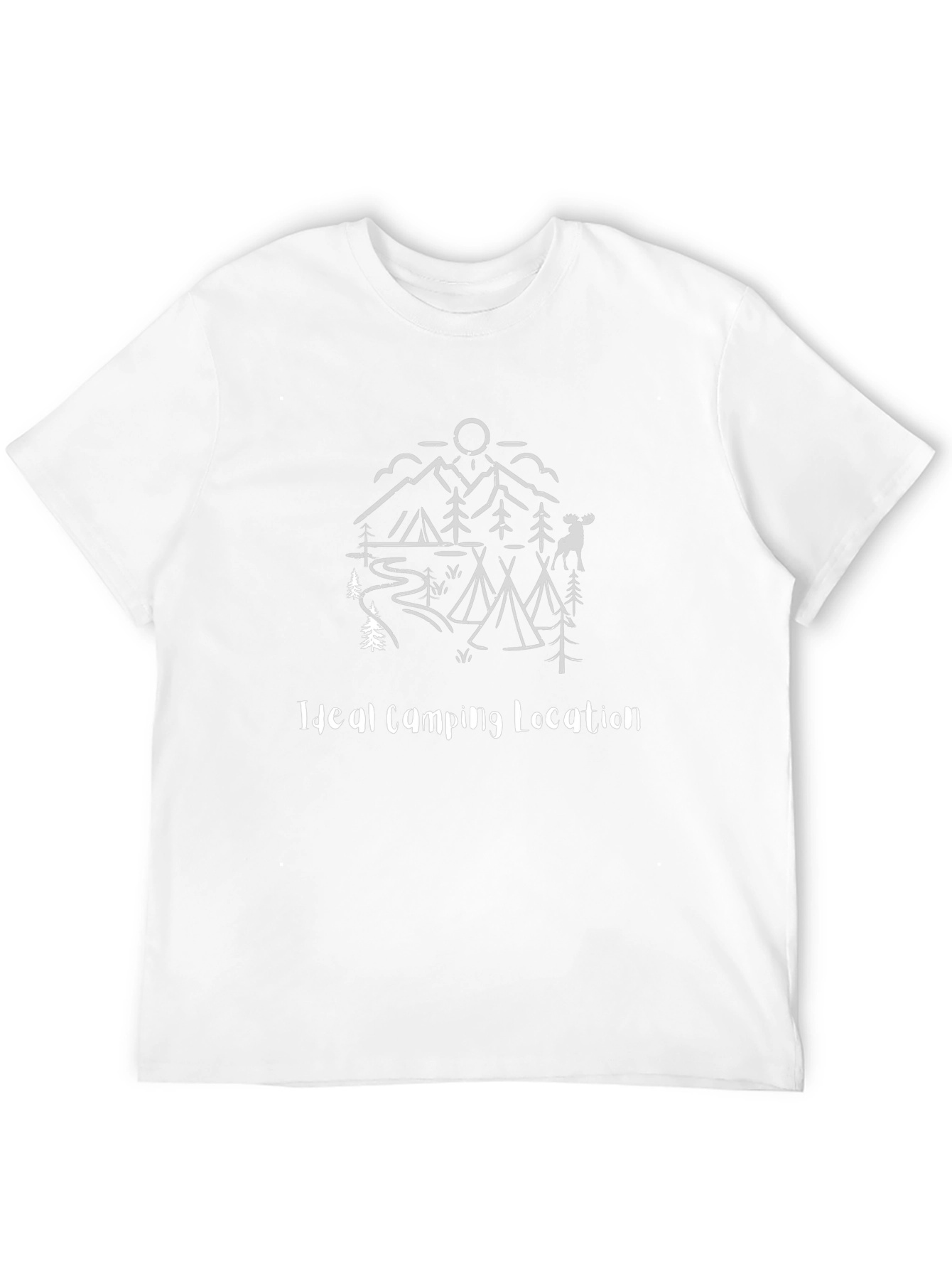 Ideal Camping Location Graphic Tee