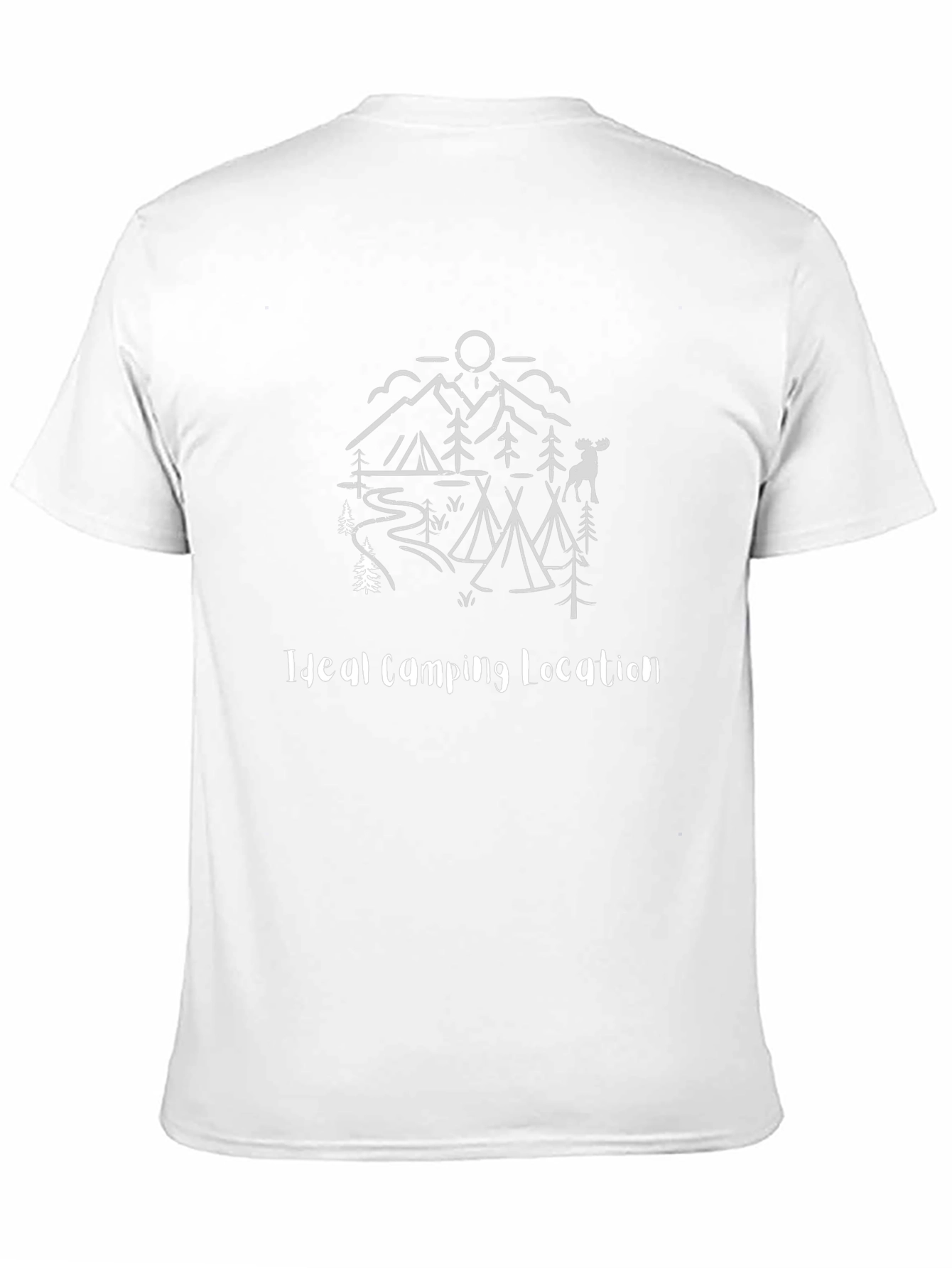 Ideal Camping Location Graphic Tee