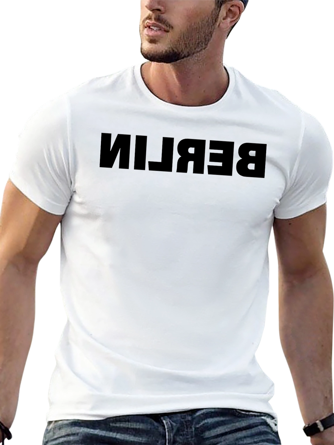 Berlin Tee - Inverted Text Graphic