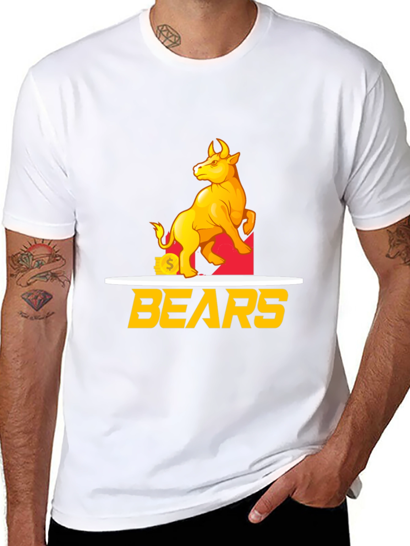 Bull vs Bears Graphic Tee
