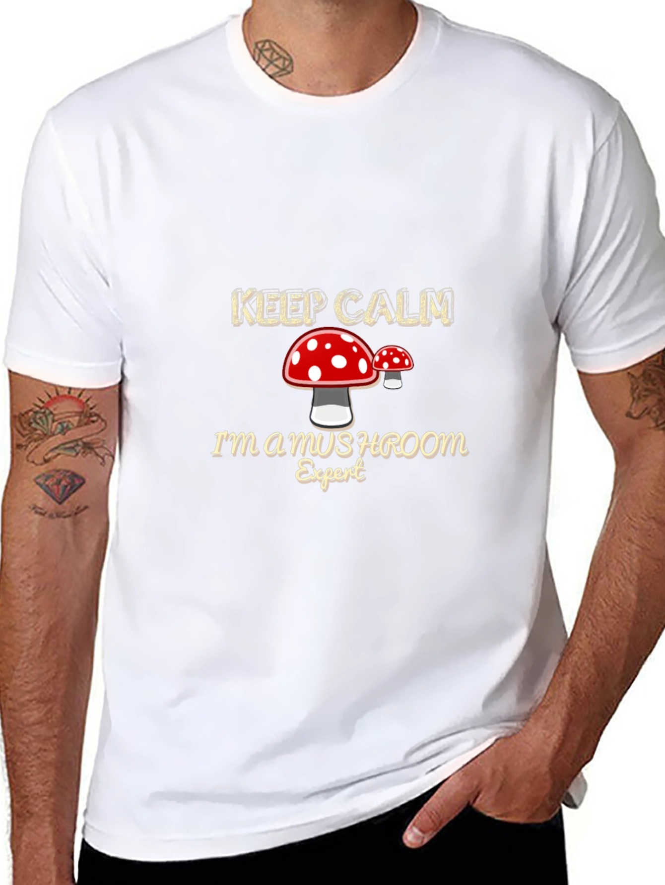 Mushroom Expert Graphic T-Shirt