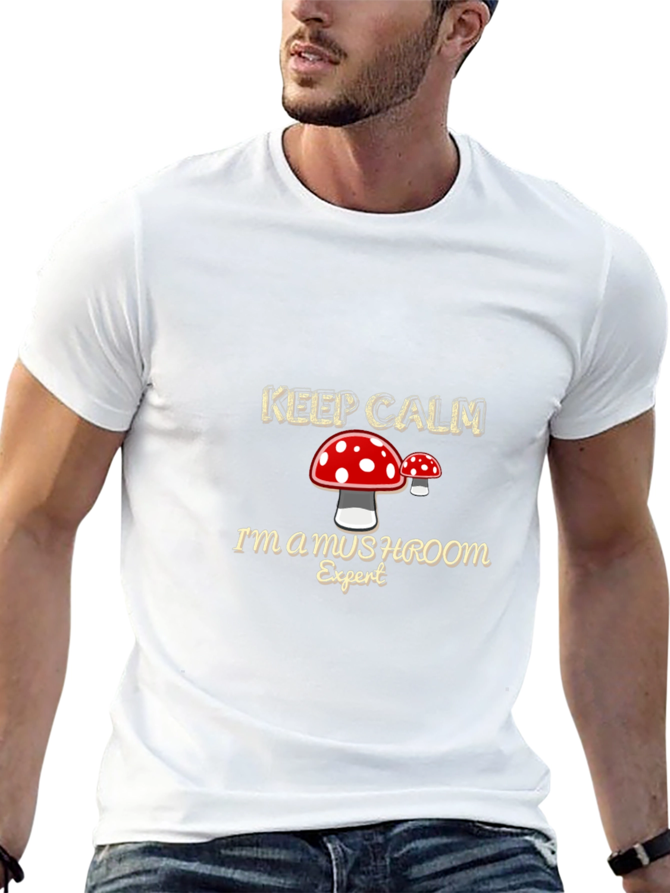 Mushroom Expert Graphic T-Shirt