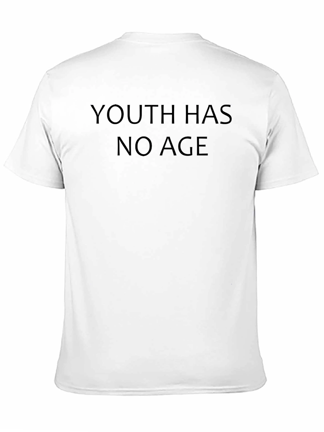 Youth Has No Age Black T-Shirt