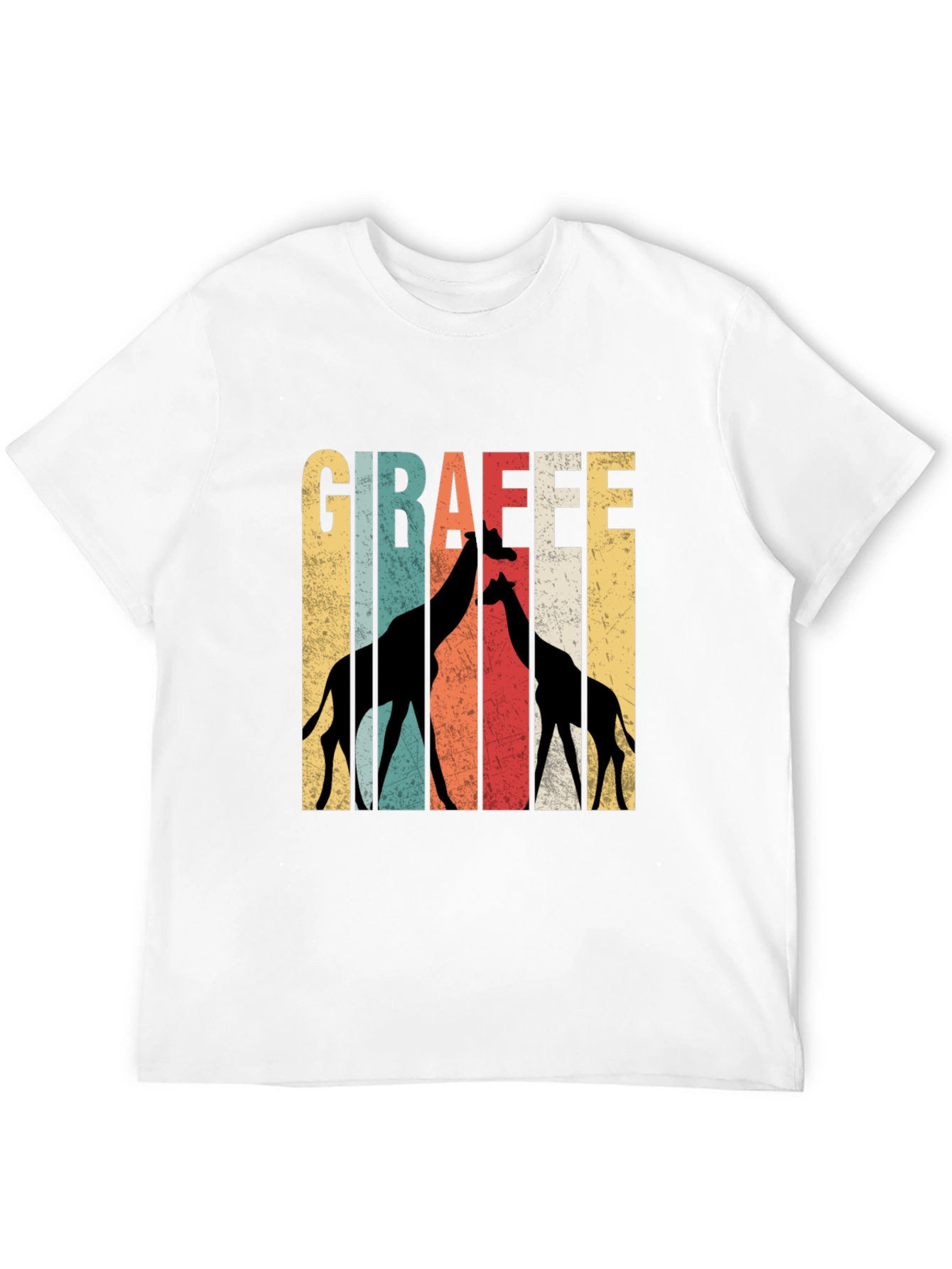 Retro Giraffe Silhouette Graphic Tee - Unisex