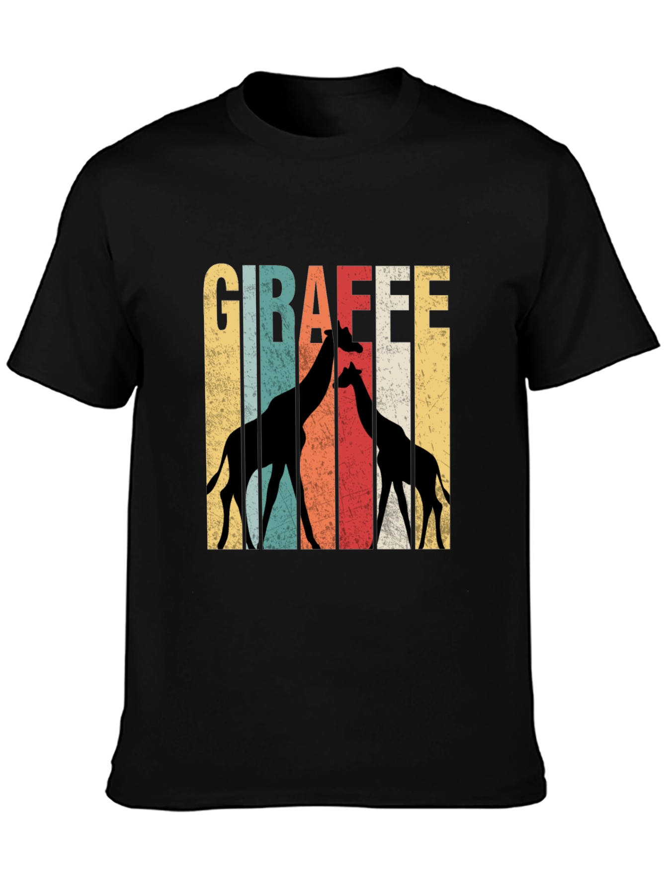 Retro Giraffe Silhouette Graphic Tee - Unisex