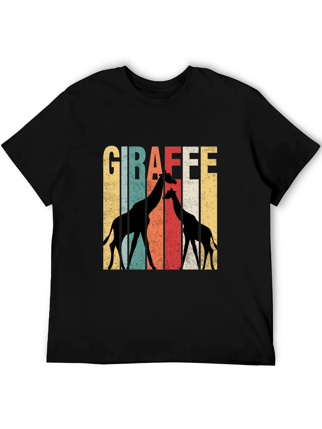 Retro Giraffe Silhouette Graphic Tee - Unisex