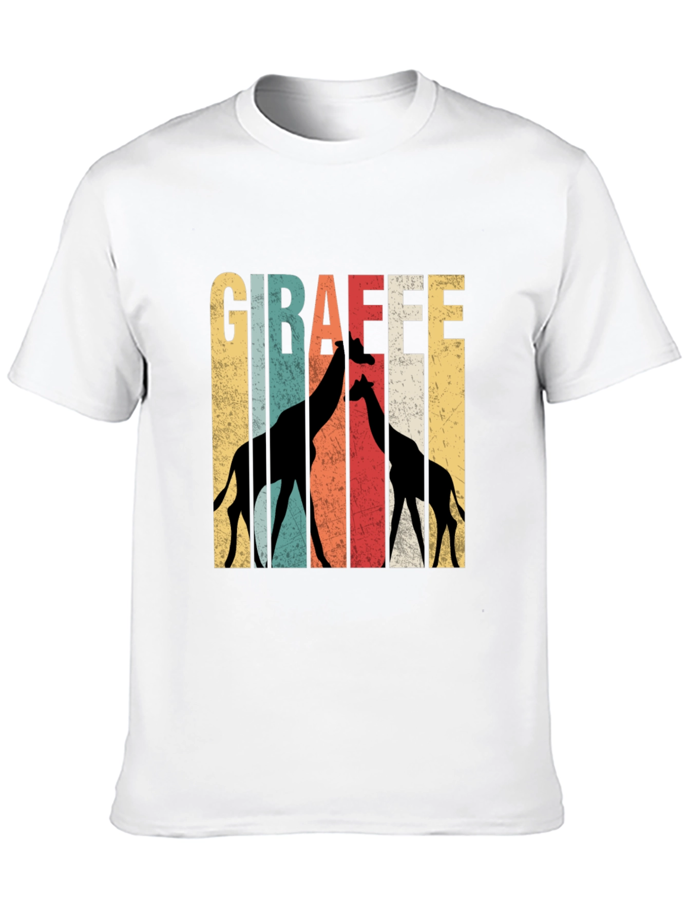 Retro Giraffe Silhouette Graphic Tee - Unisex