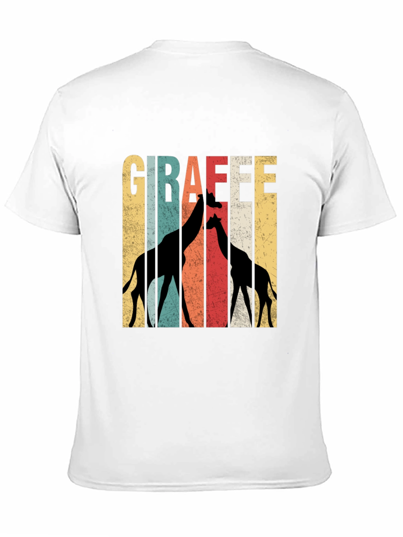 Retro Giraffe Silhouette Graphic Tee - Unisex