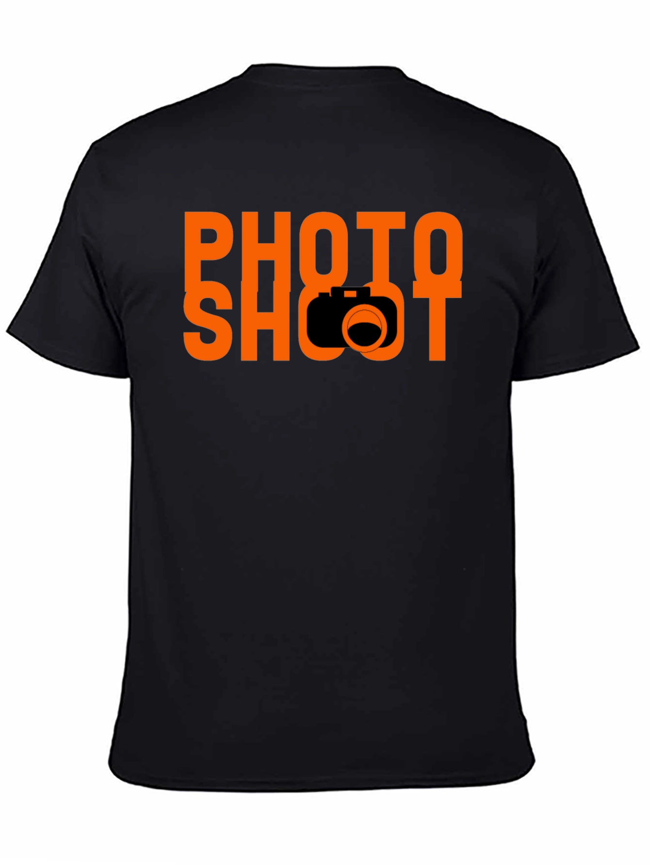 Photo Shoot Black T-Shirt - Camera Graphic Tee