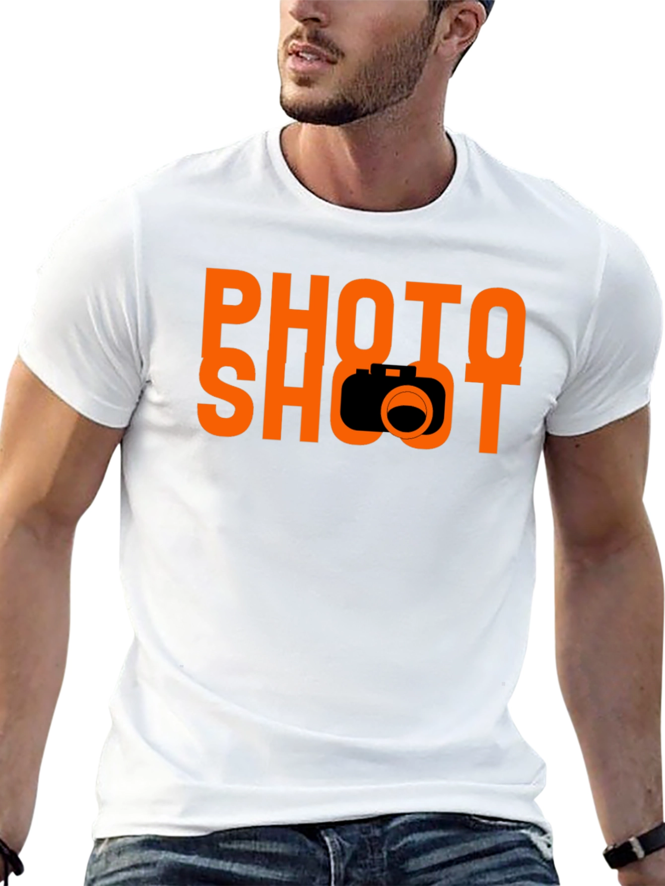 Photo Shoot Black T-Shirt - Camera Graphic Tee