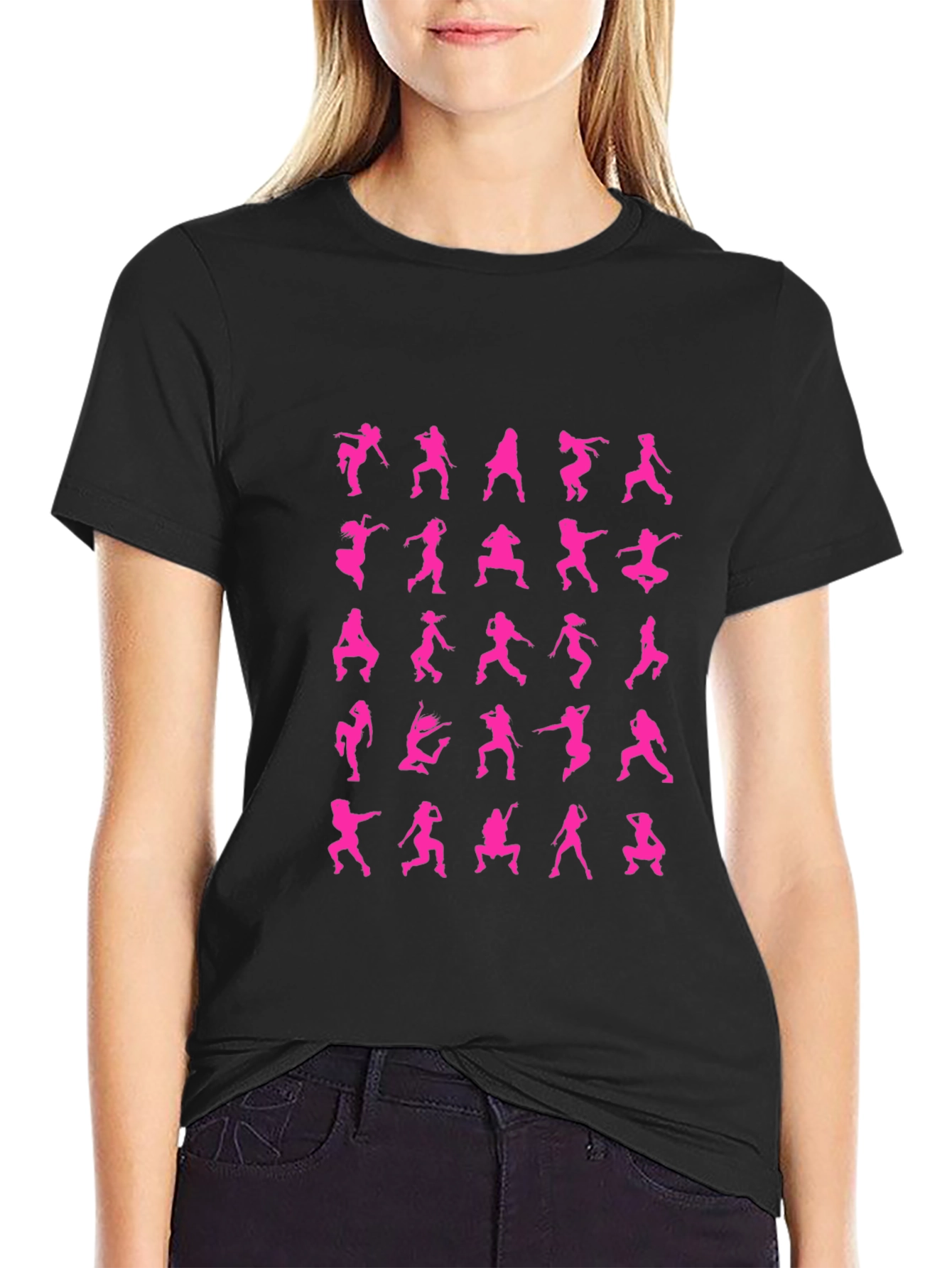 Dancing Silhouettes Black T-Shirt