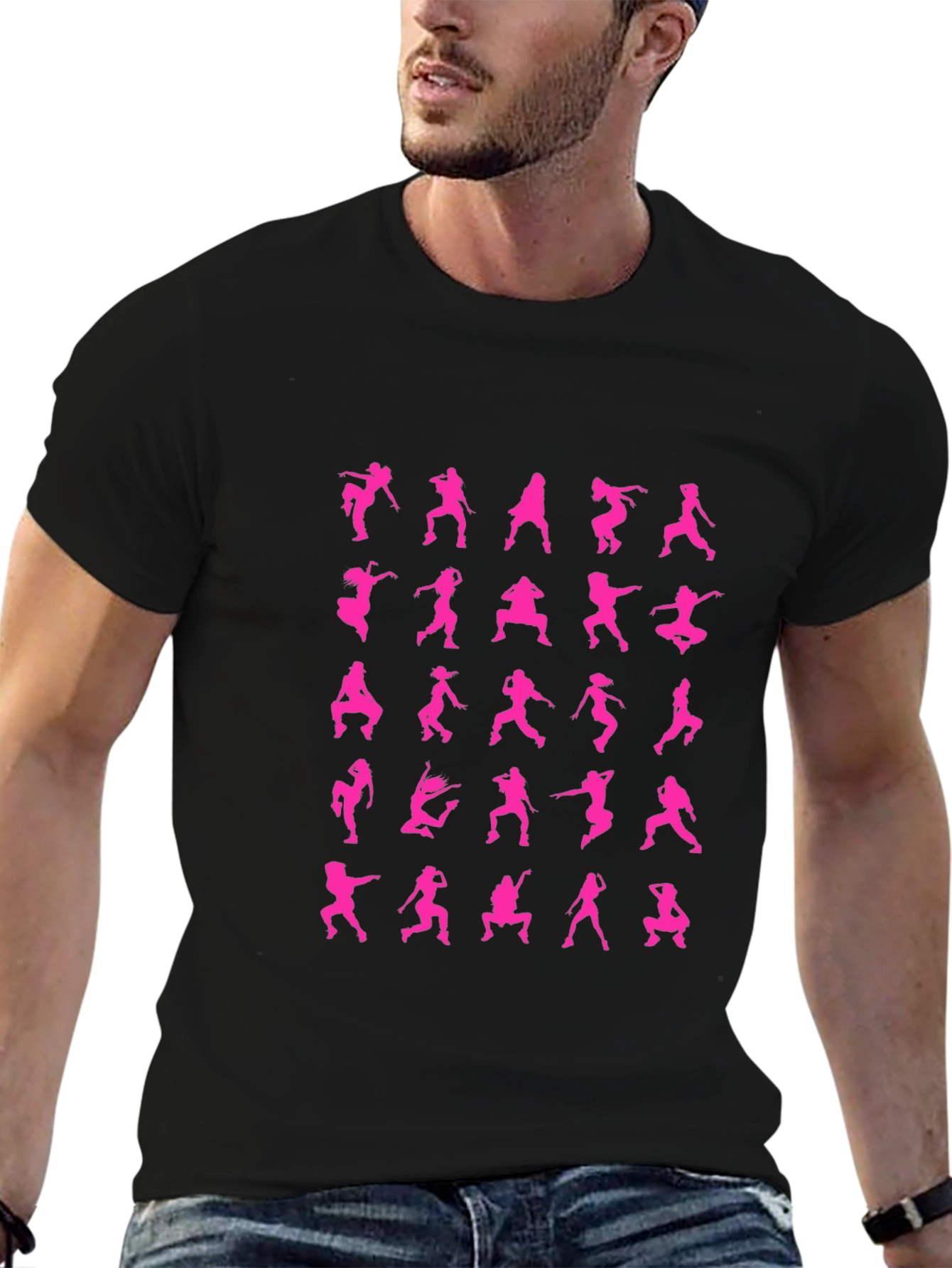 Dancing Silhouettes Black T-Shirt