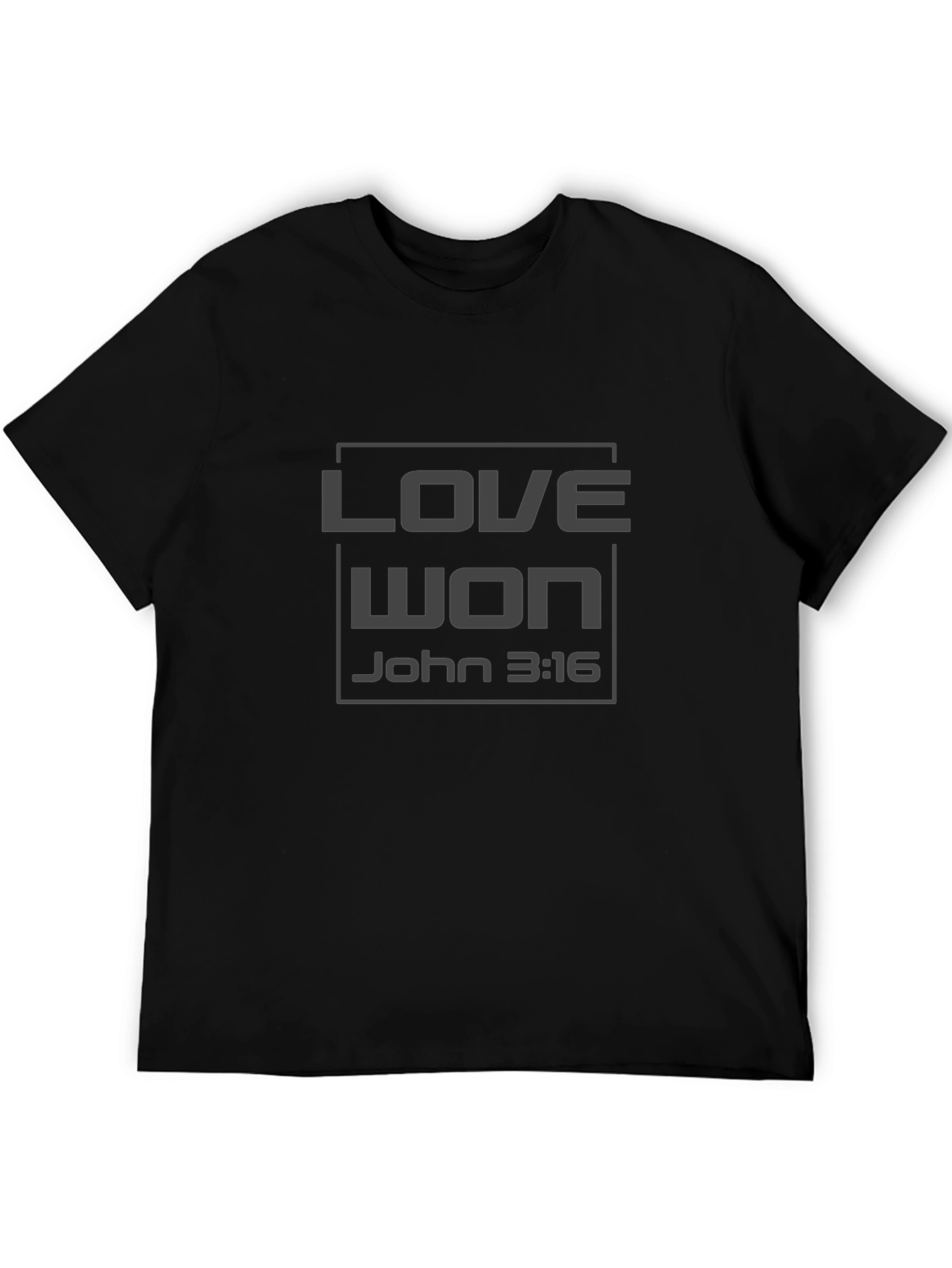 Love Won John 3:16 T-Shirt - Christian Inspired