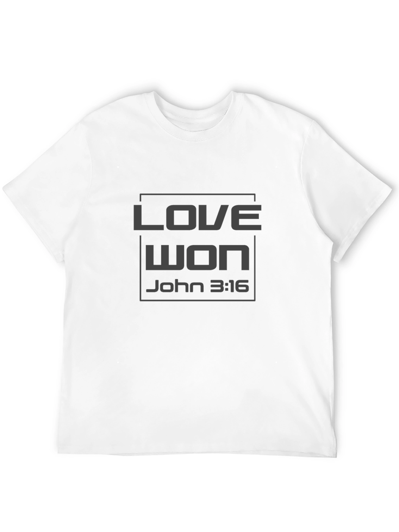 Love Won John 3:16 T-Shirt - Christian Inspired