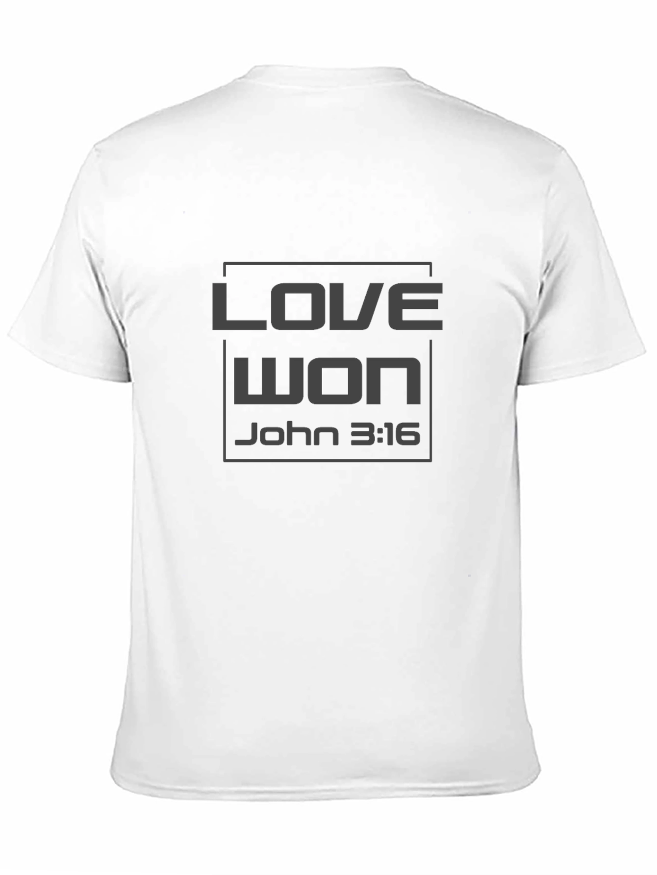 Love Won John 3:16 T-Shirt - Christian Inspired