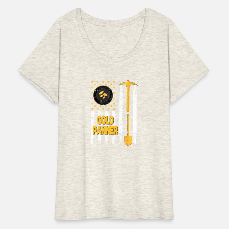 Proud Gold Panner American Flag Gold Panning