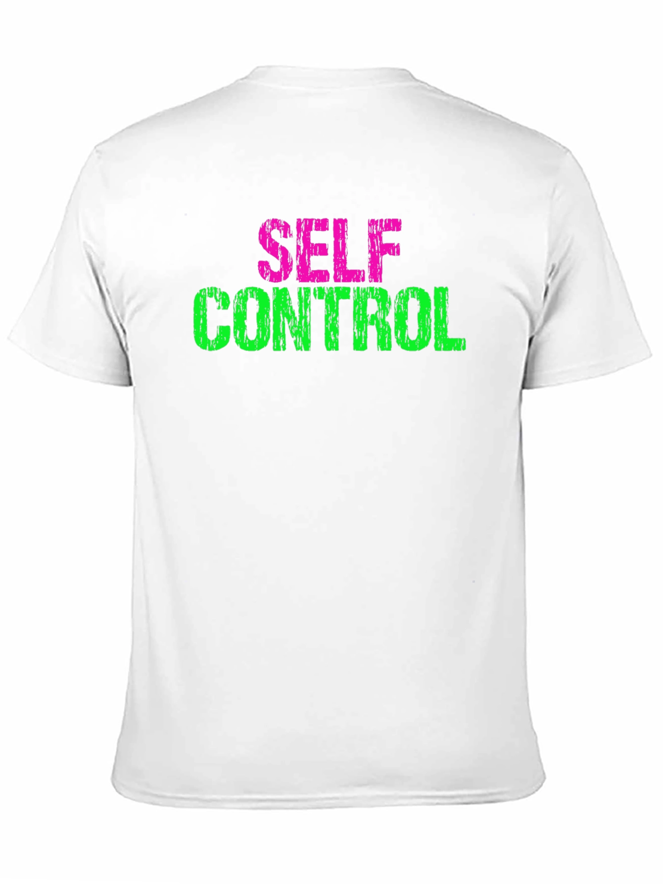 Self Control Graphic Tee - Black Cotton T-Shirt