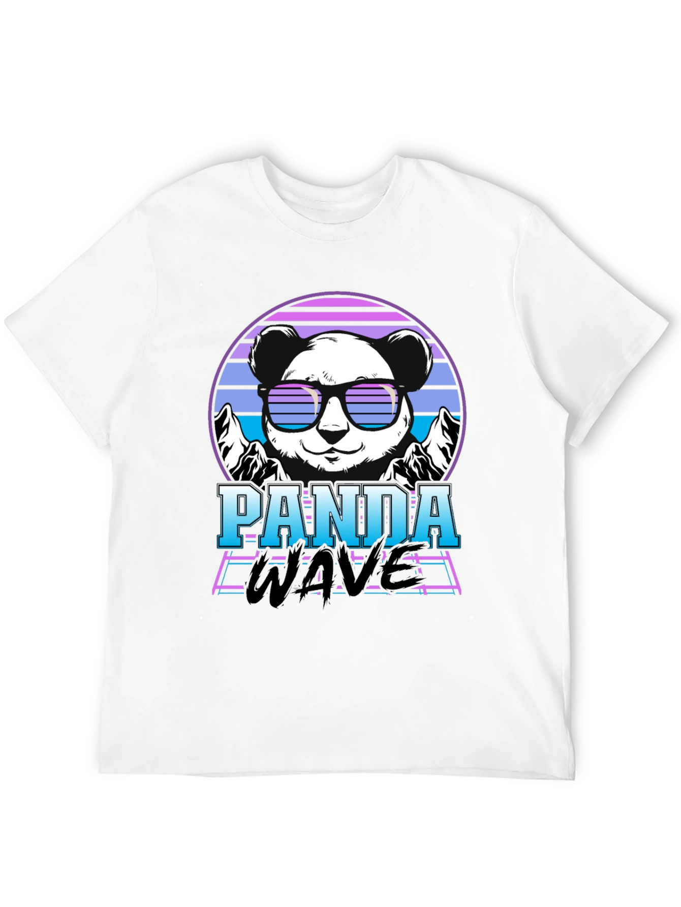 Panda Wave Retro T-Shirt