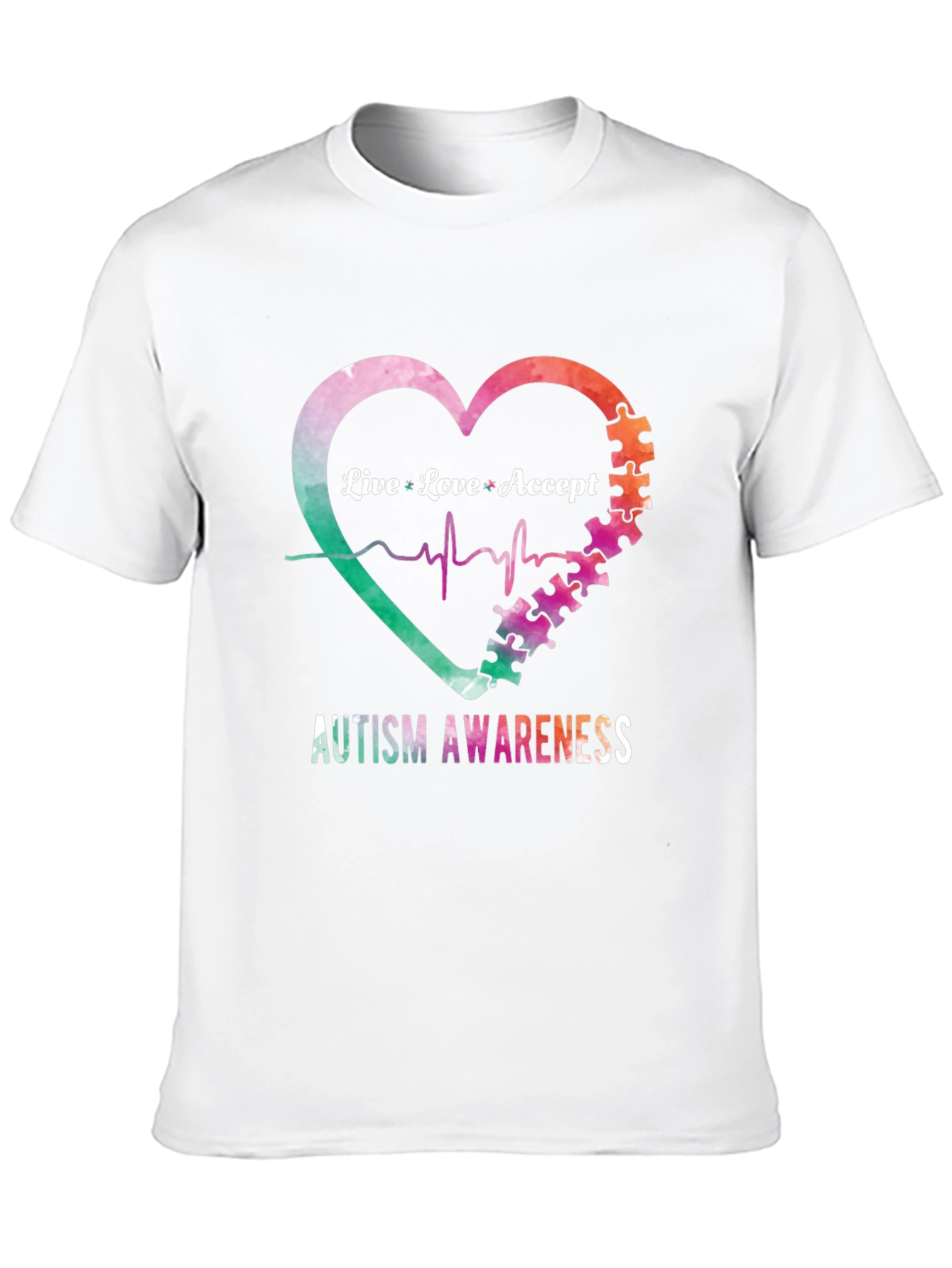 Autism Awareness Heart T-Shirt