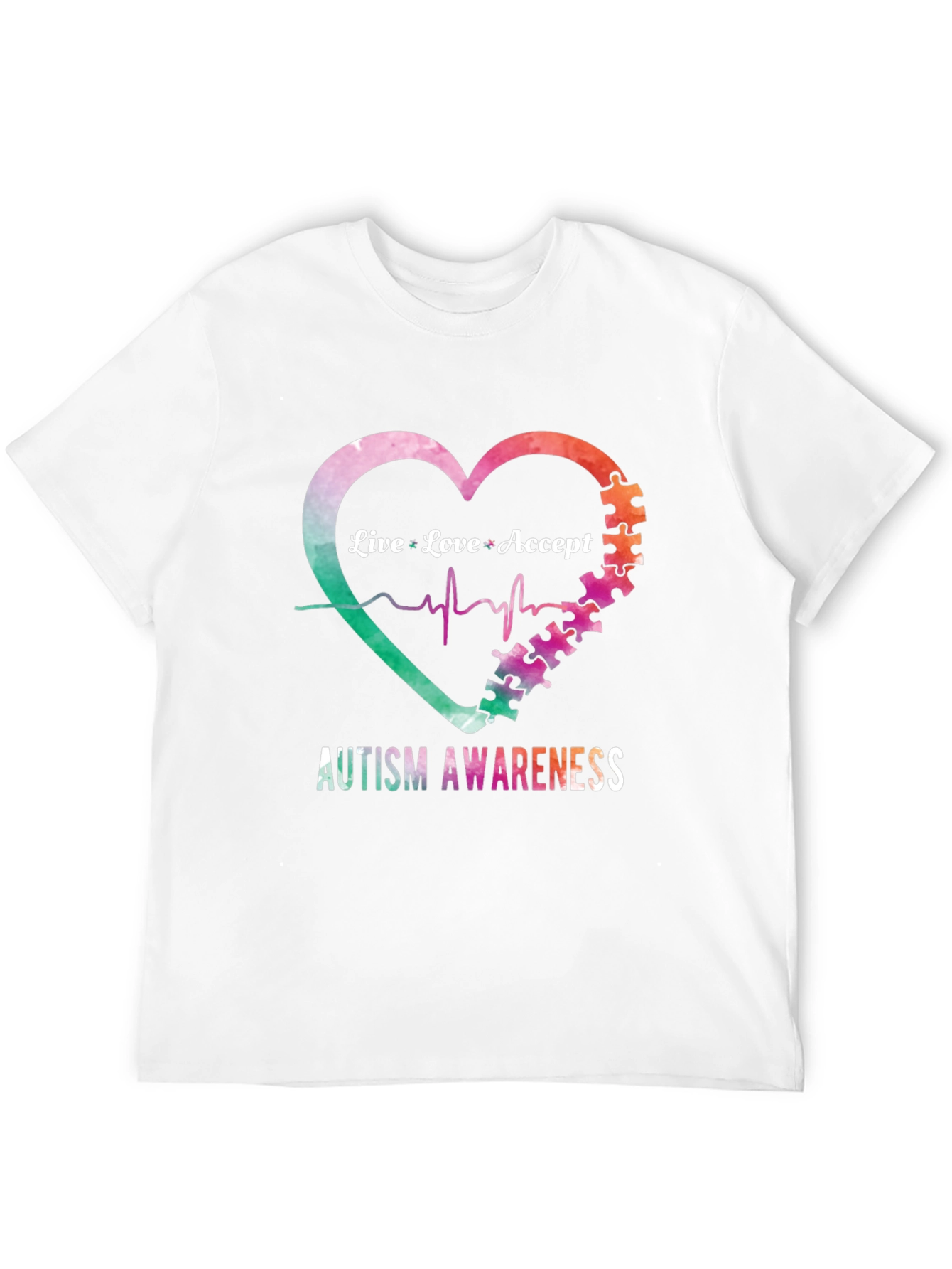 Autism Awareness Heart T-Shirt
