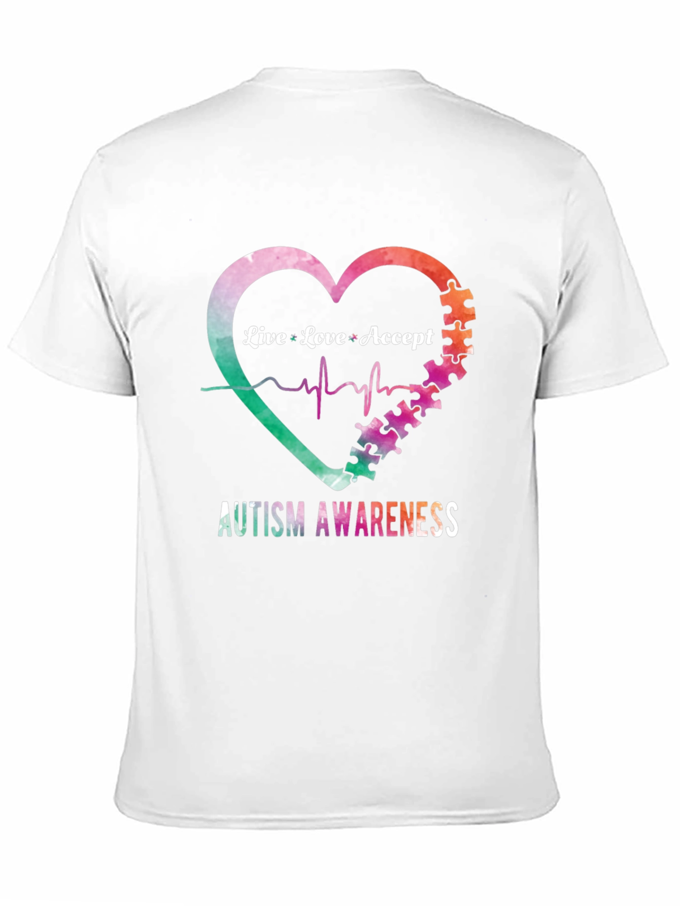 Autism Awareness Heart T-Shirt