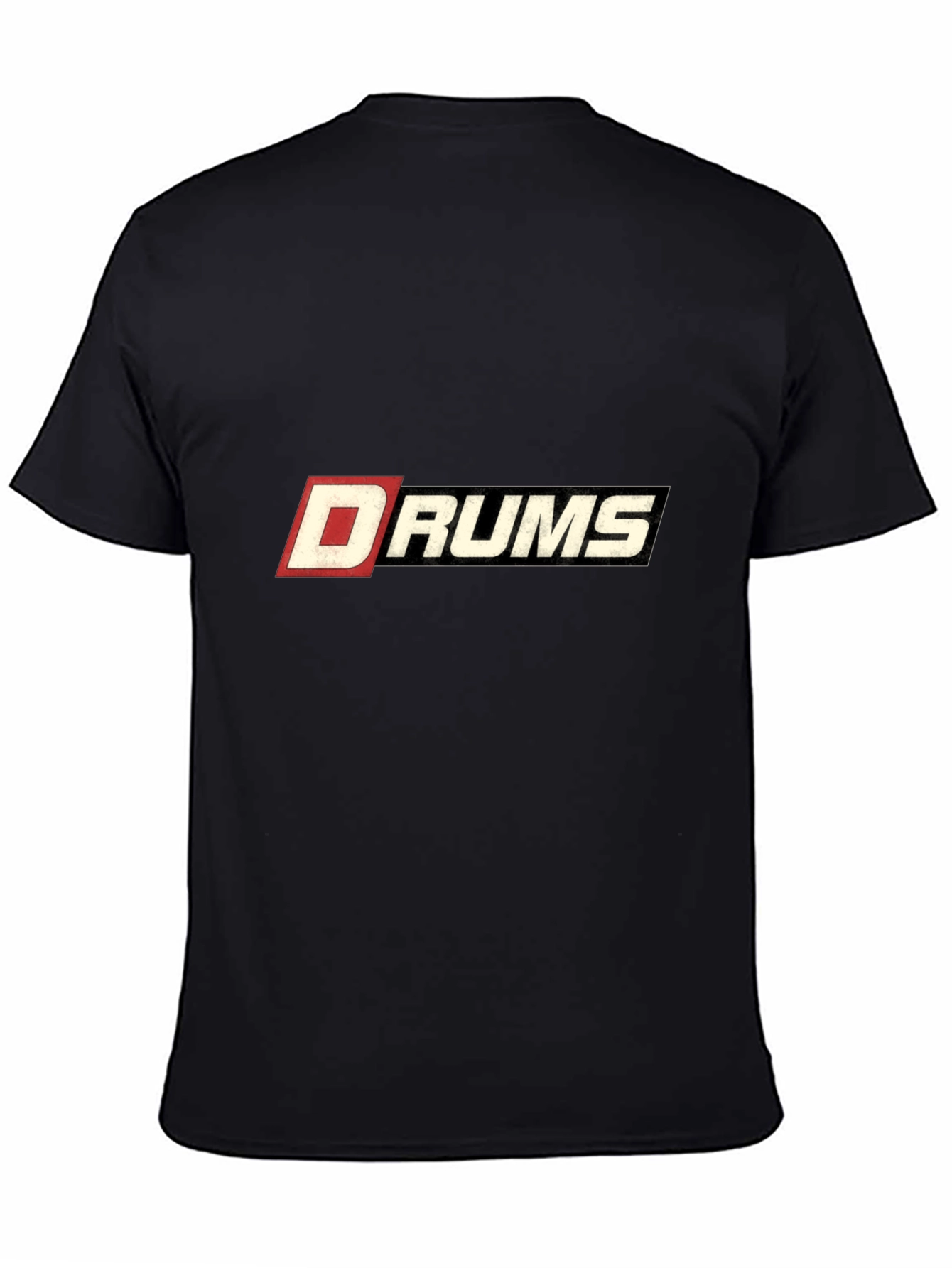 Drums Graphic Black T-Shirt