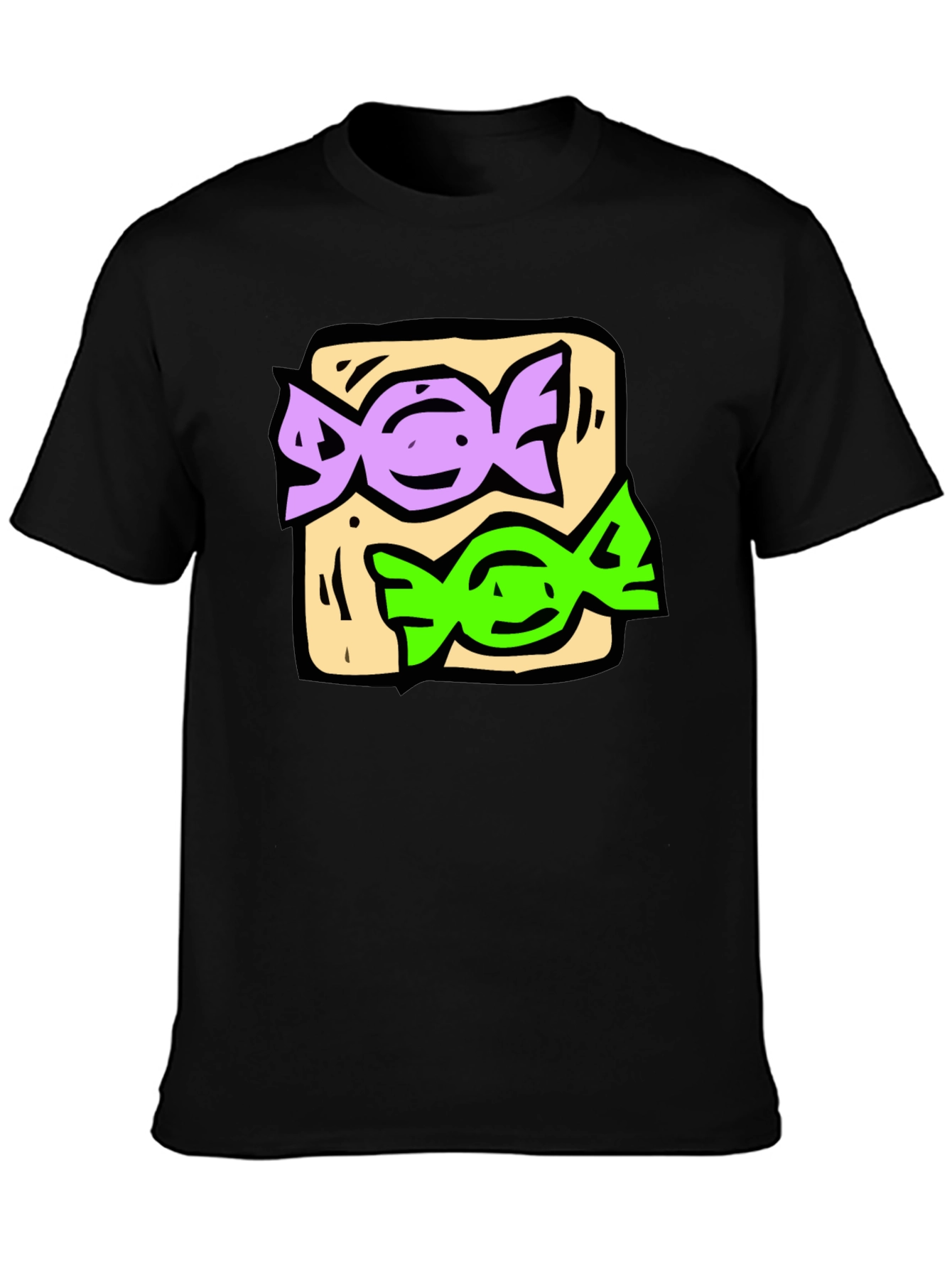 Candy Graphic Black T-Shirt