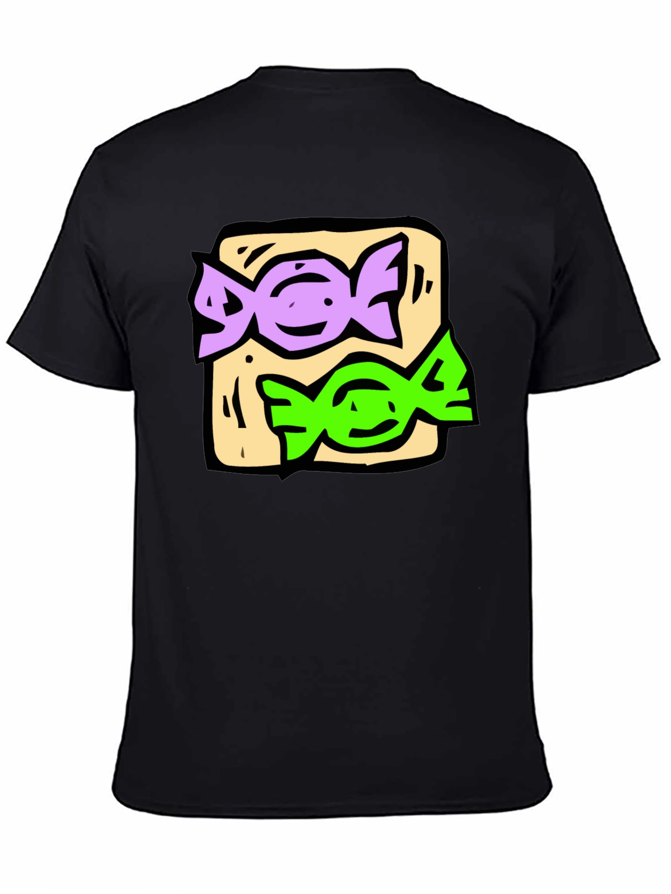 Candy Graphic Black T-Shirt