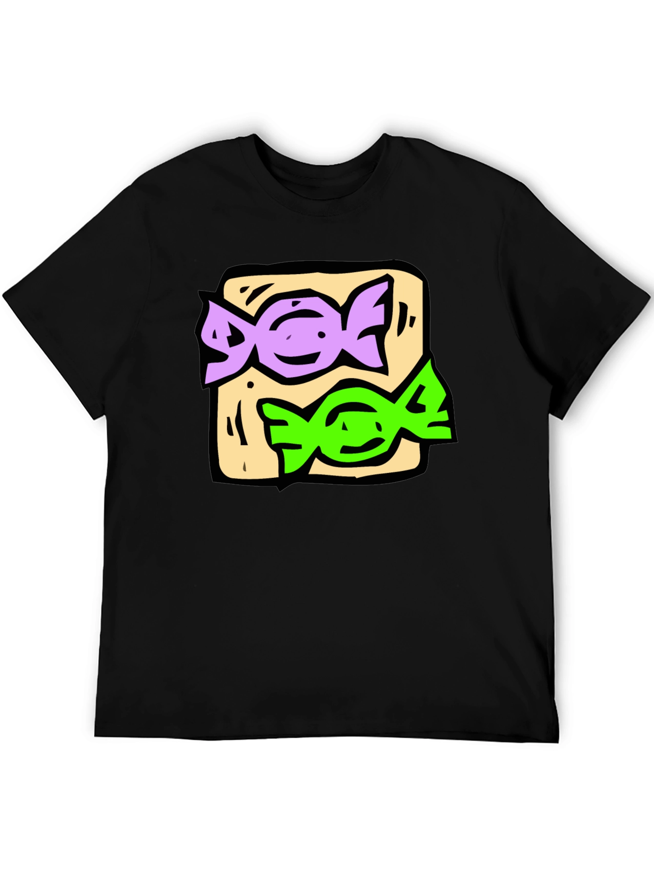 Candy Graphic Black T-Shirt