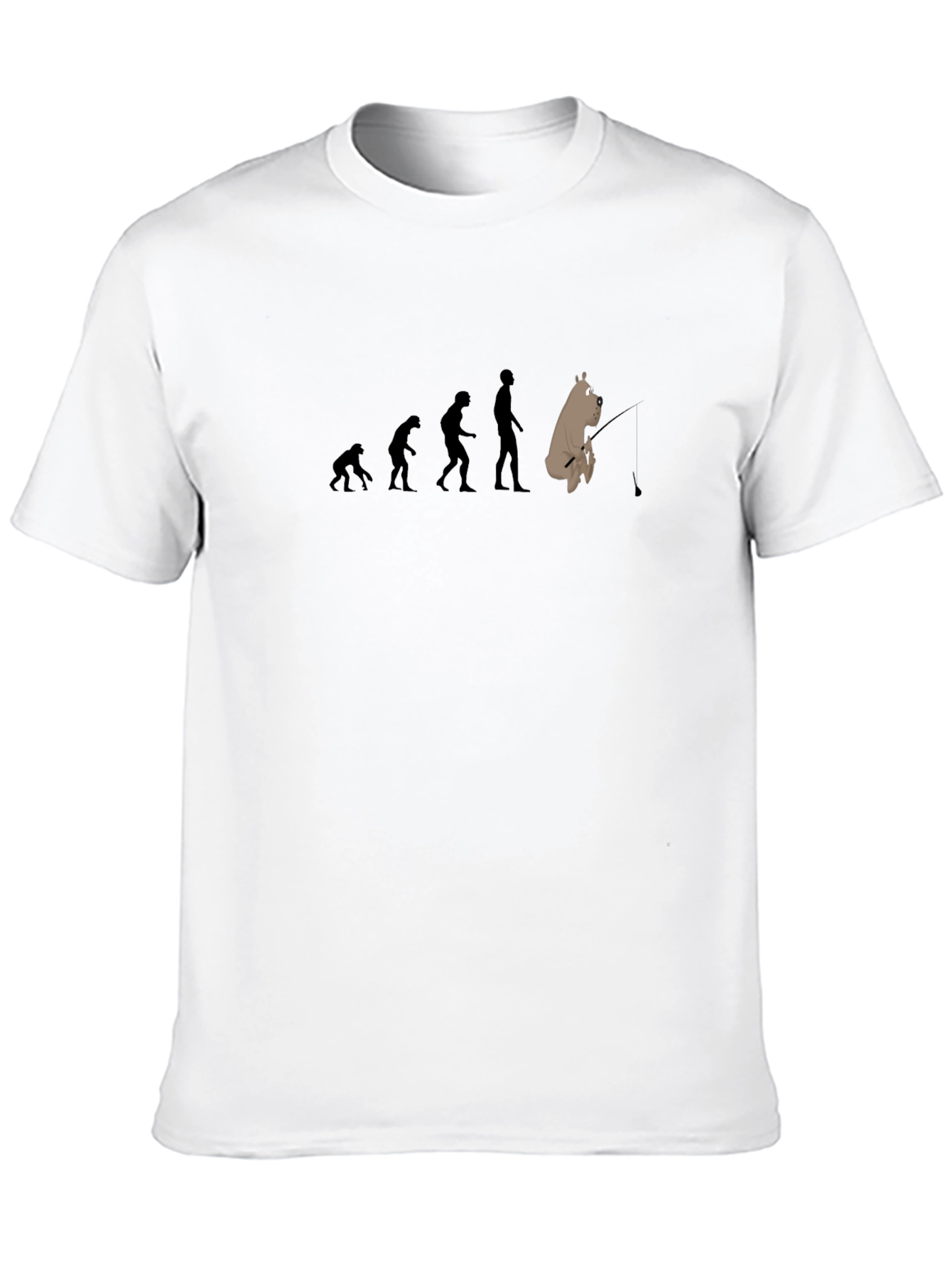 Evolution of Fishing T-Shirt - Humor Tee