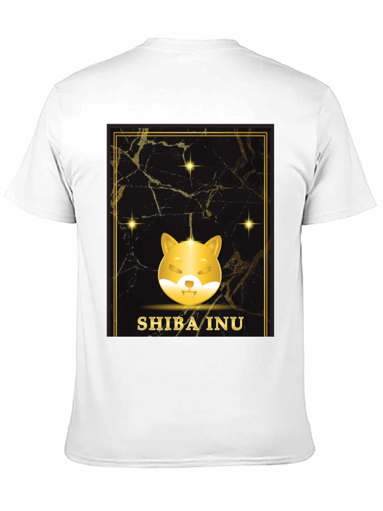 Shiba Inu Black T-Shirt - Crypto Doge Design