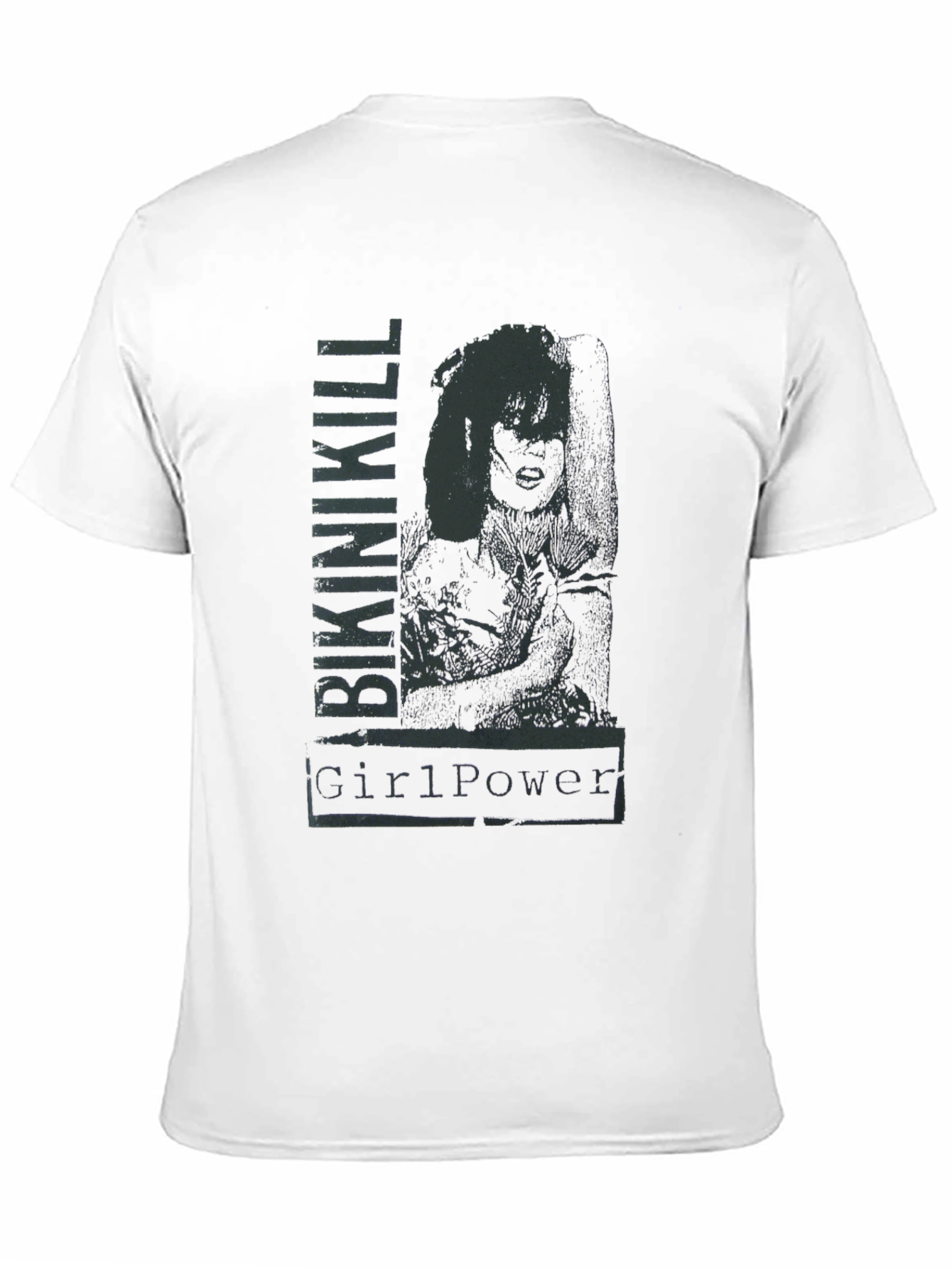 Bikini Kill Girl Power Graphic Tee - Black