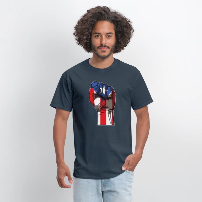 Puerto Rico Fist | Proud Boricua Flag